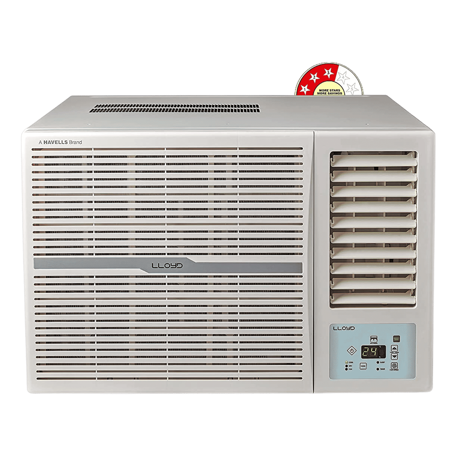 LLOYD 1 Ton 3 Star Window AC (Copper Condenser, Clean Air Filter, GLW12B3YWSEW)_3