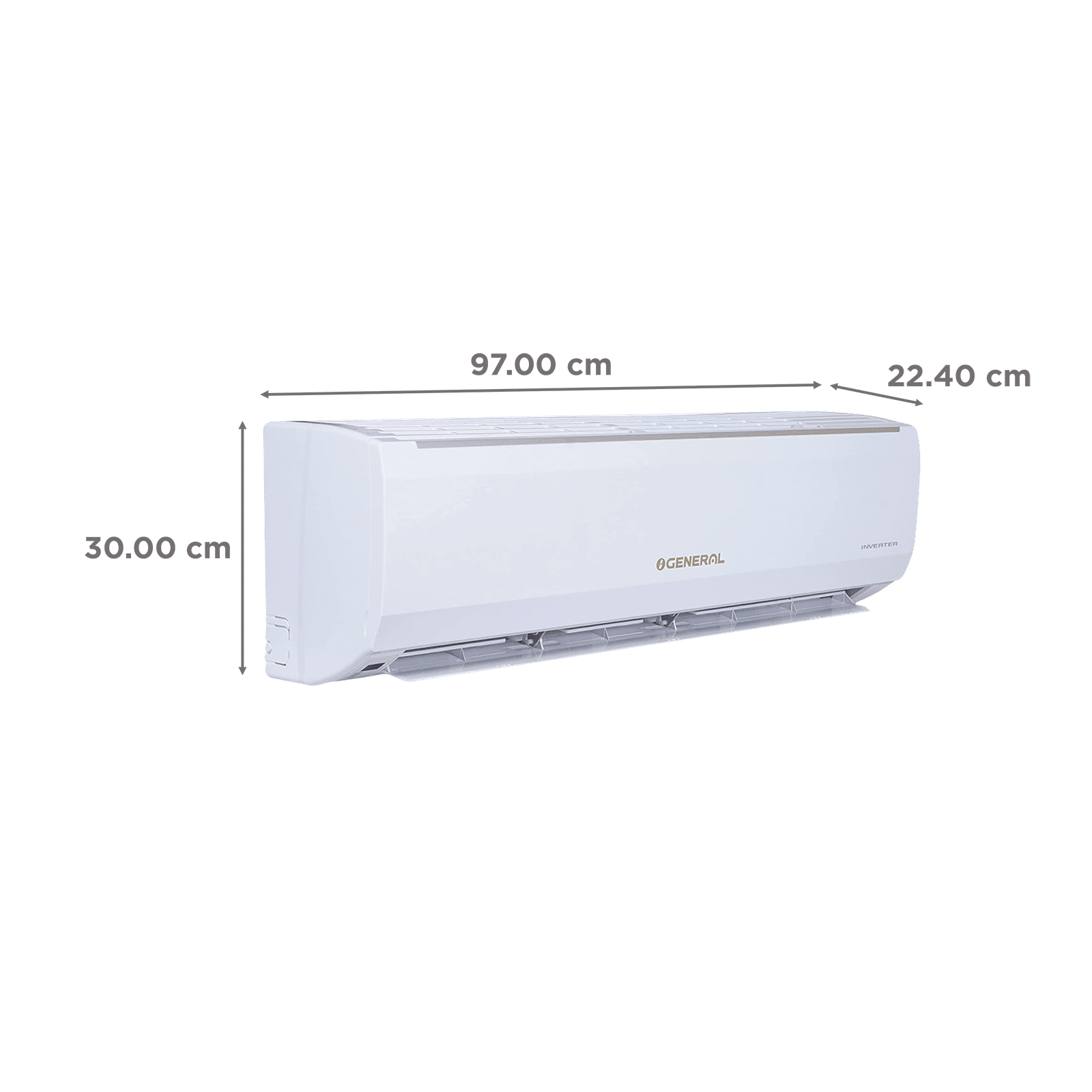 O GENERAL CLW Series 1.5 Ton 3 Star Inverter Split AC (Copper Condenser, Dust Filter, ASGA18CLWA-B)_4