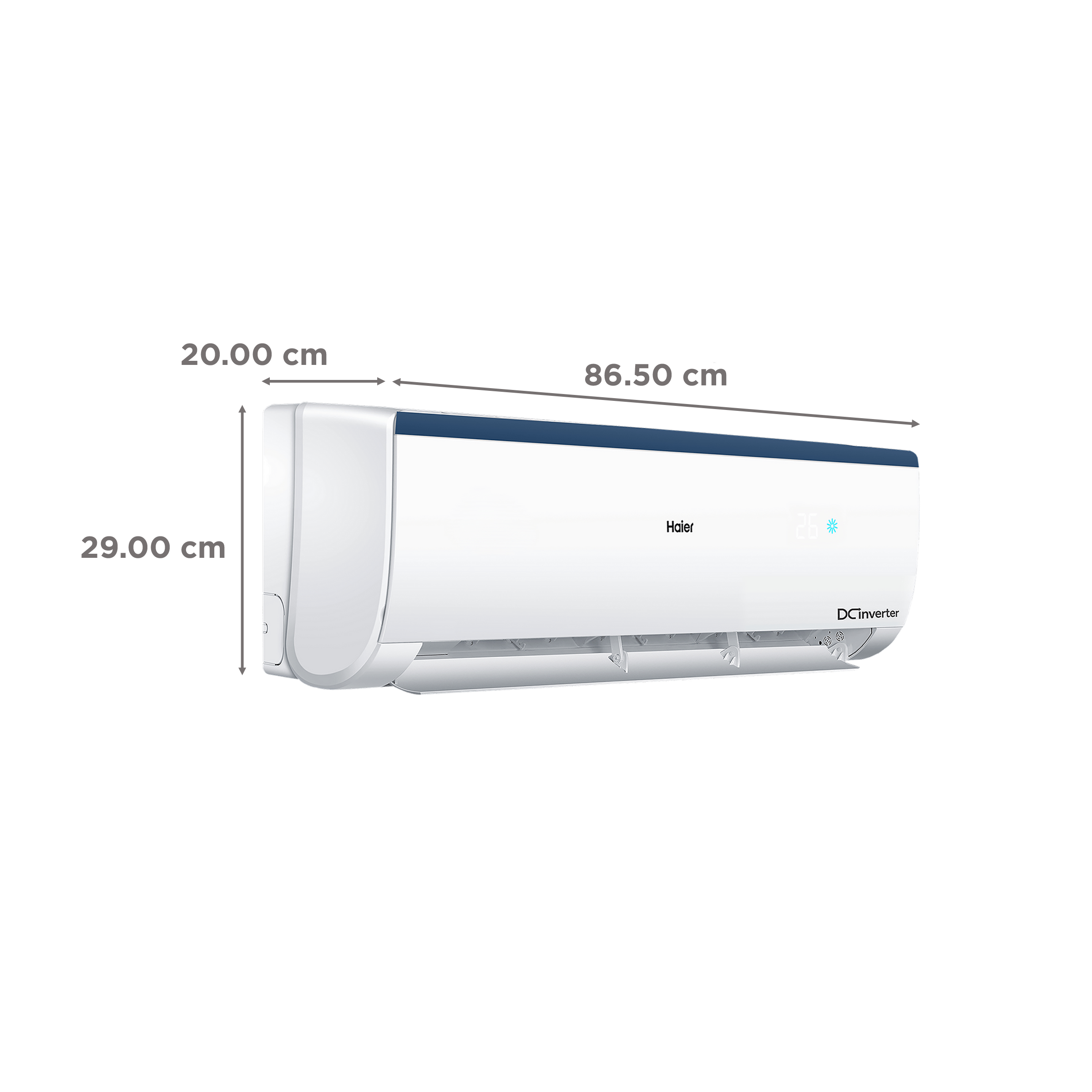 Haier Clean Cool Plus 5 in 1 Convertible 1 Ton 4 Star Triple Inverter Plus Split AC with Self Clean (Copper Condenser, HSU12C-TTB4B)_3