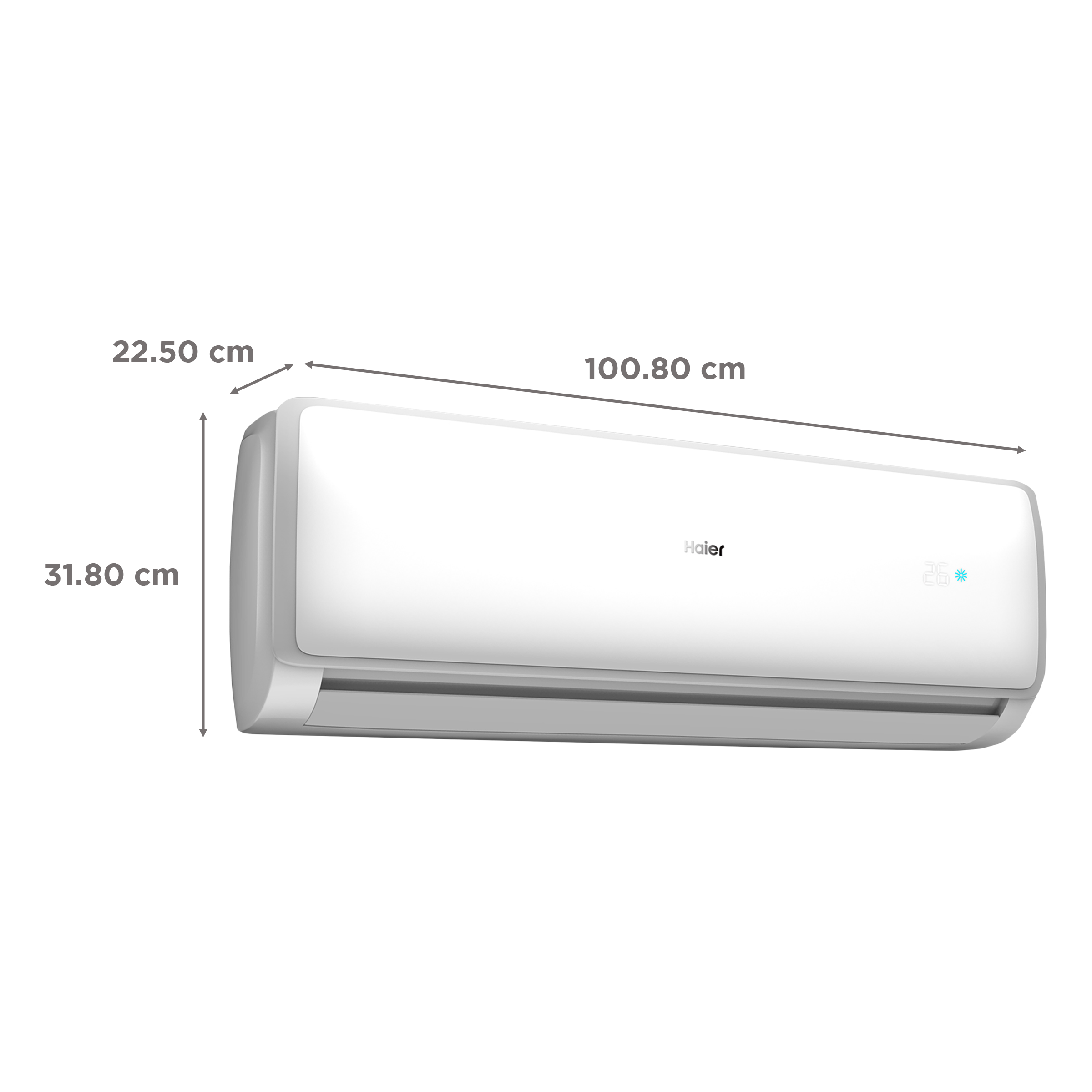 Haier Turbo Cool XL 2 Ton 1 Star Split AC (Copper Condenser, Dust Filter, HSU22T-TXW1B)_3