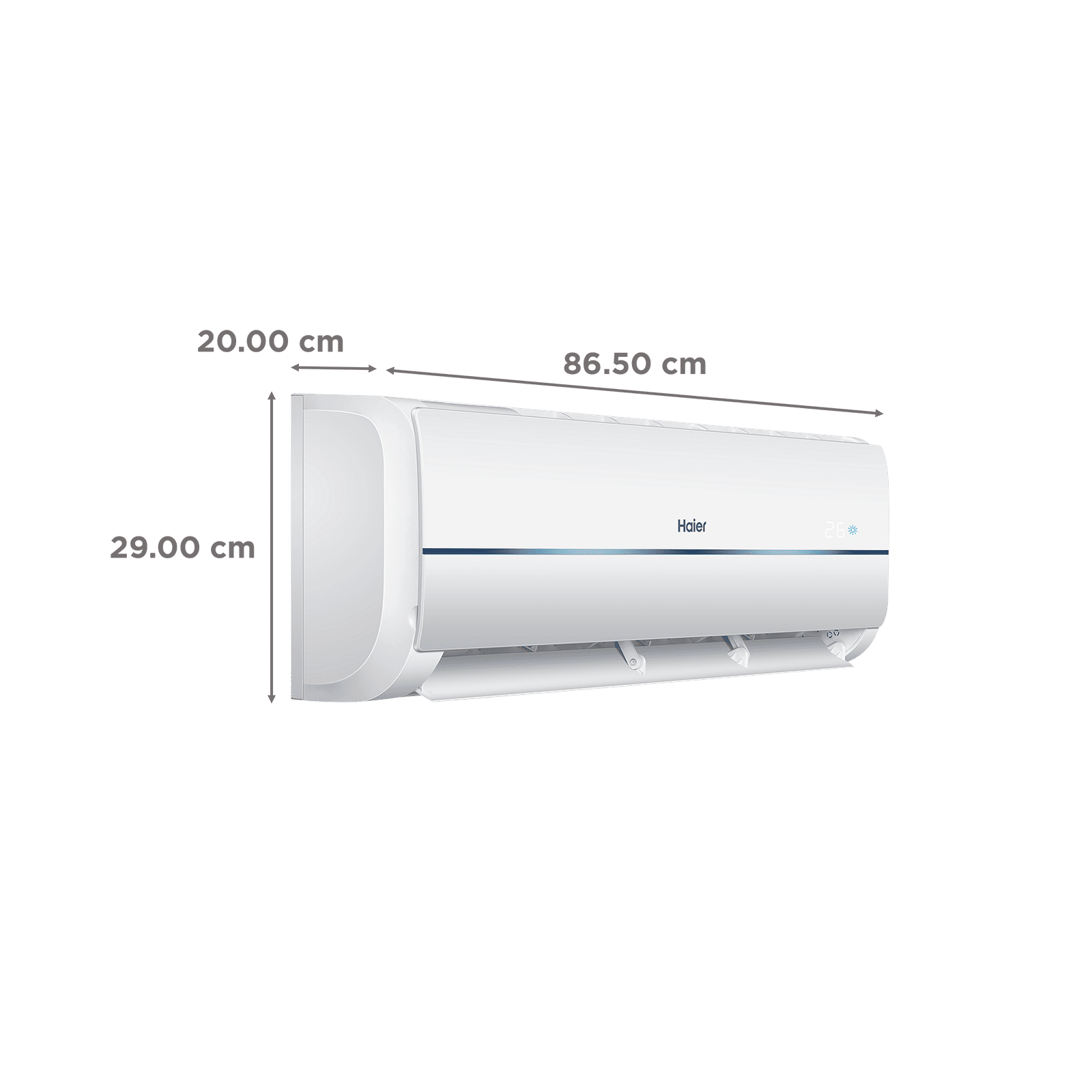 Haier Turbo Cool Plus 1 Ton 3 Star Split AC (Copper Condenser, Dust Filter, HSU12T-TMB3B) Haier Turbo Cool Plus 1 Ton 3 Star Split AC (Copper Condenser, Dust Filter, HSU12T-TMB3B)_4