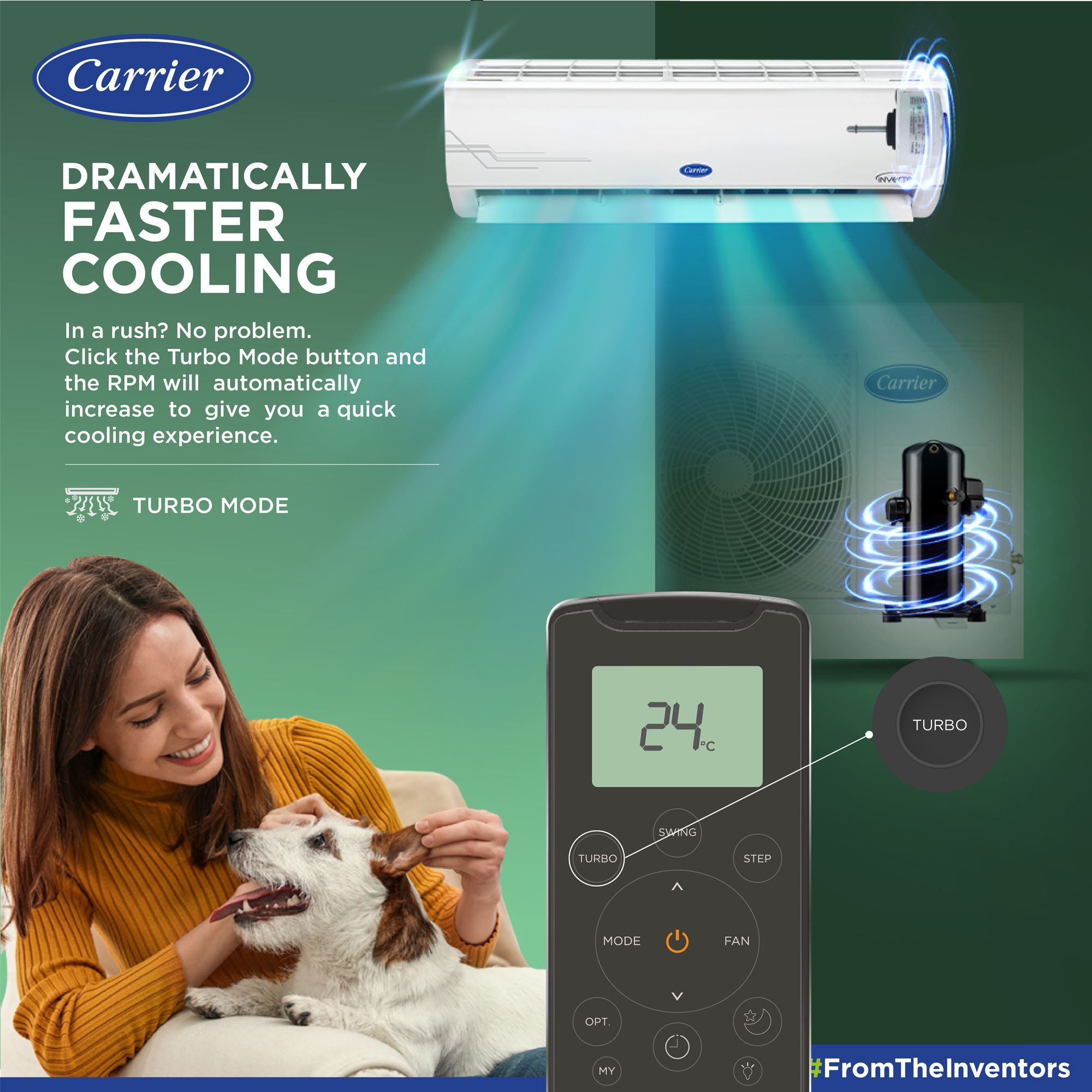 Carrier Ester CXI 4 in 1 Convertible 2 Ton 3 Star Inverter Split AC with Auto Clean Function (Copper Condenser, CAI24ES3R30F1) Carrier Ester CXI 4 in 1 Convertible 2 Ton 3 Star Inverter Split AC with Auto Clean Function (Copper Condenser, CAI24ES3R30F1)_13