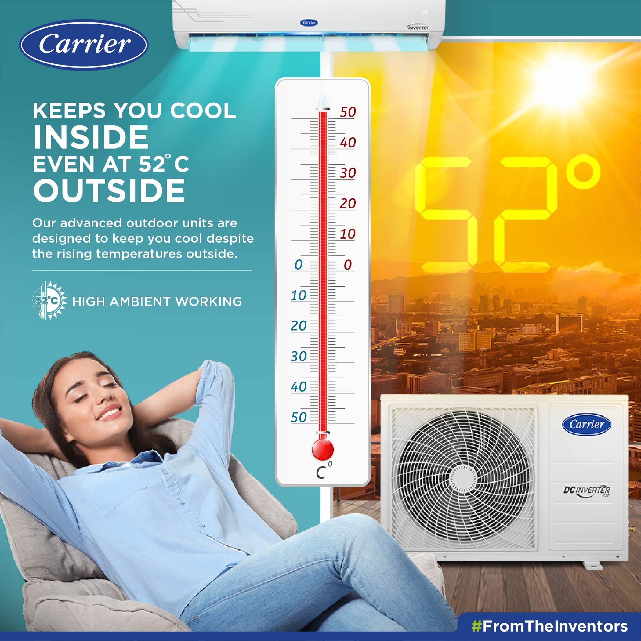 Carrier Ester CXI 6 in 1 Convertible 1.5 Ton 5 Star Flexicool Inverter Split AC with Auto Clean Function (Copper Condenser, CAI18ES5R30F1)_7