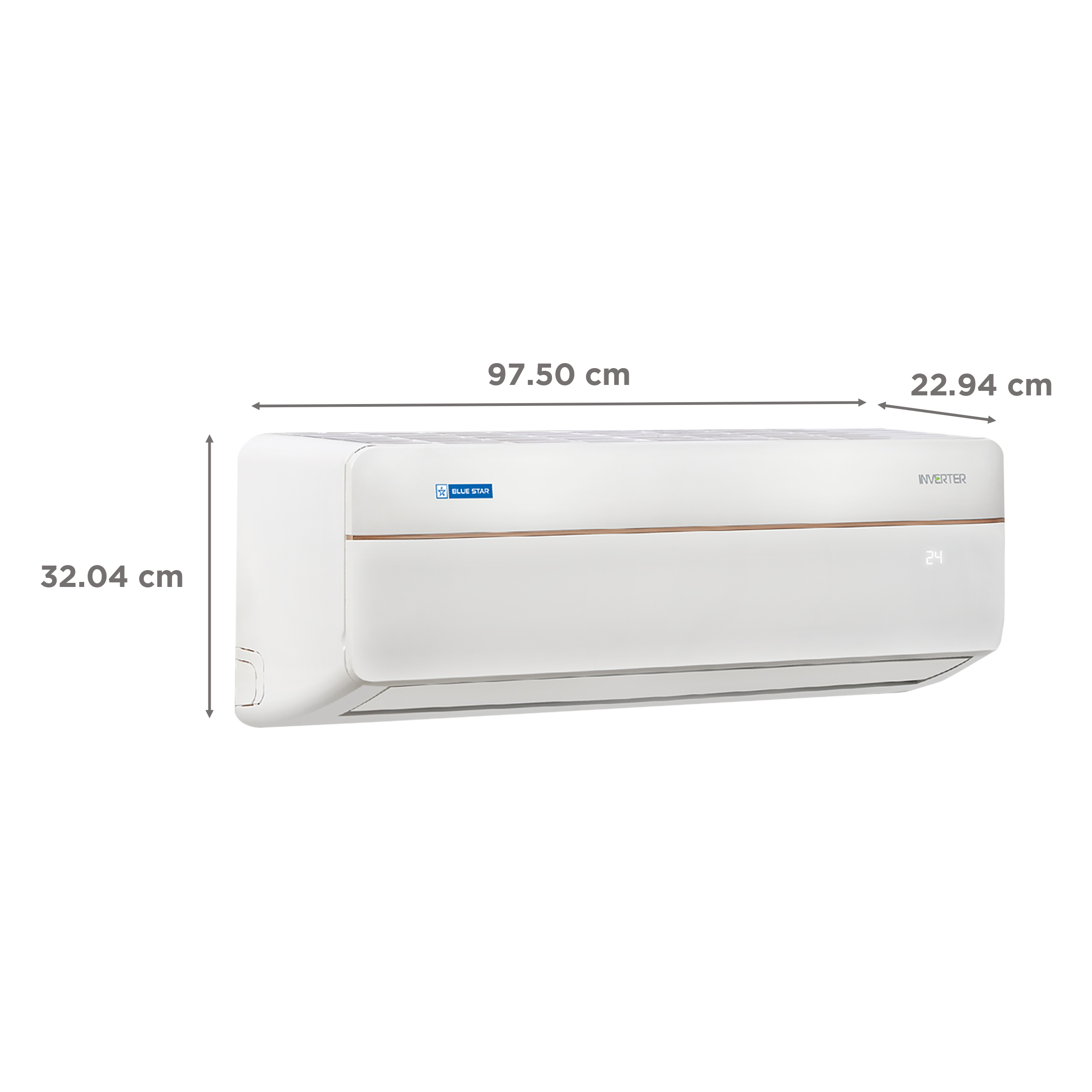 Blue Star VC 4 in 1 Convertible 1.7 Ton 3 Star Inverter Split AC with Dust Filter (Copper Condenser, IA319VCU)_4