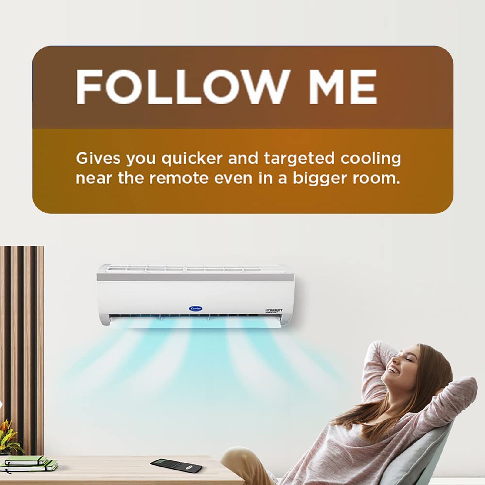 Carrier Emperia CXI 4 in 1 Convertible 2 Ton 3 Star Hybridjet Inverter Split AC with Auto Clean Function (Copper Condenser, CAI24EN3R30F1)_7