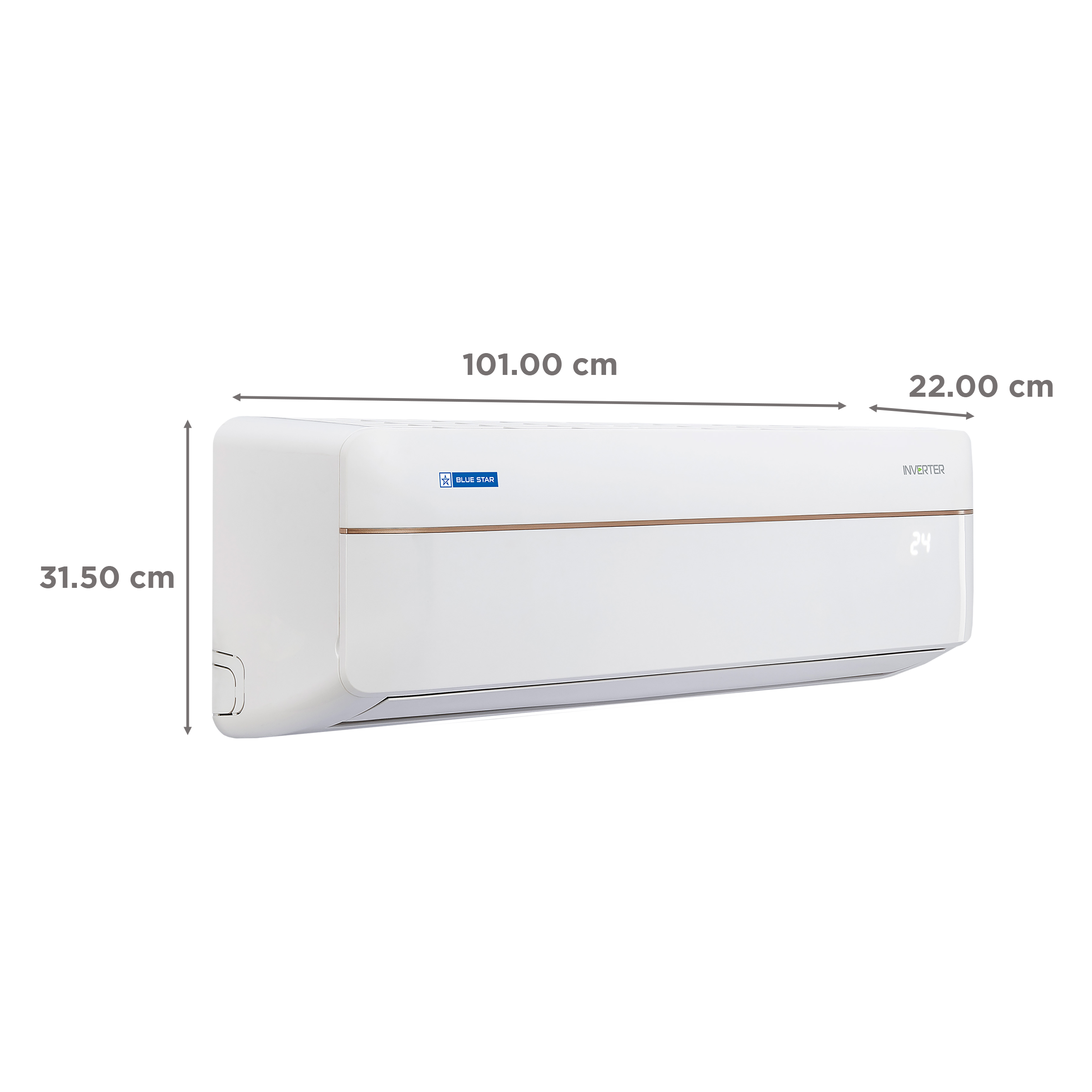 Blue Star VN 3 in 1 Convertible 2 Ton 3 Star Inverter Split AC with Dust Filter (Copper Condenser, IA324VNU)_4