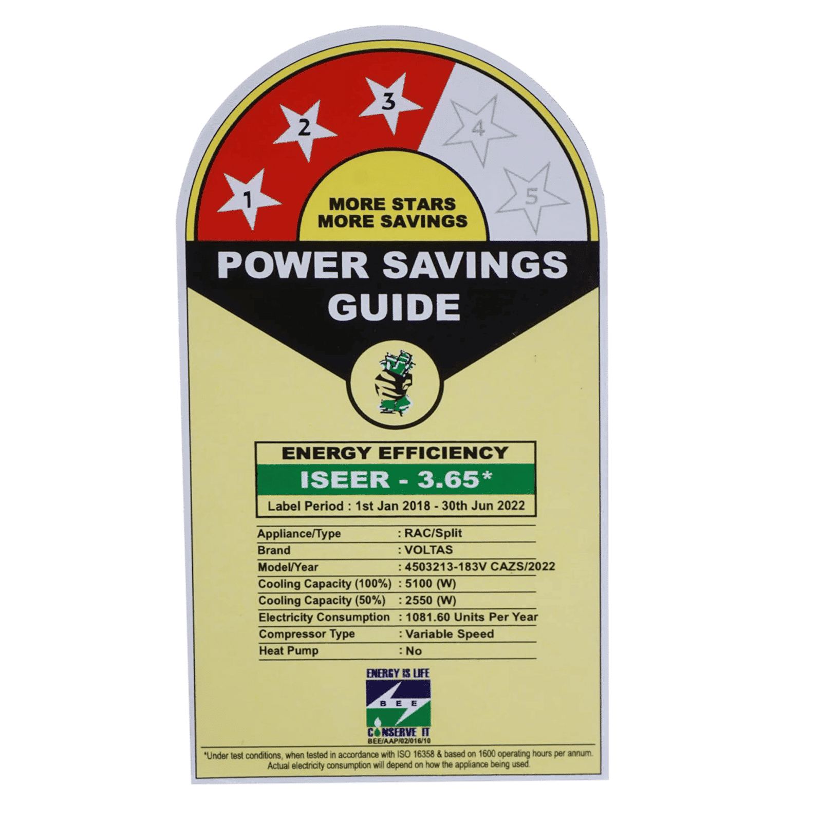 Voltas Classic 1.5 Ton 3 Star Inverter Split AC (Copper Condenser, Anti Dust Filter, 183V CAZS)_3