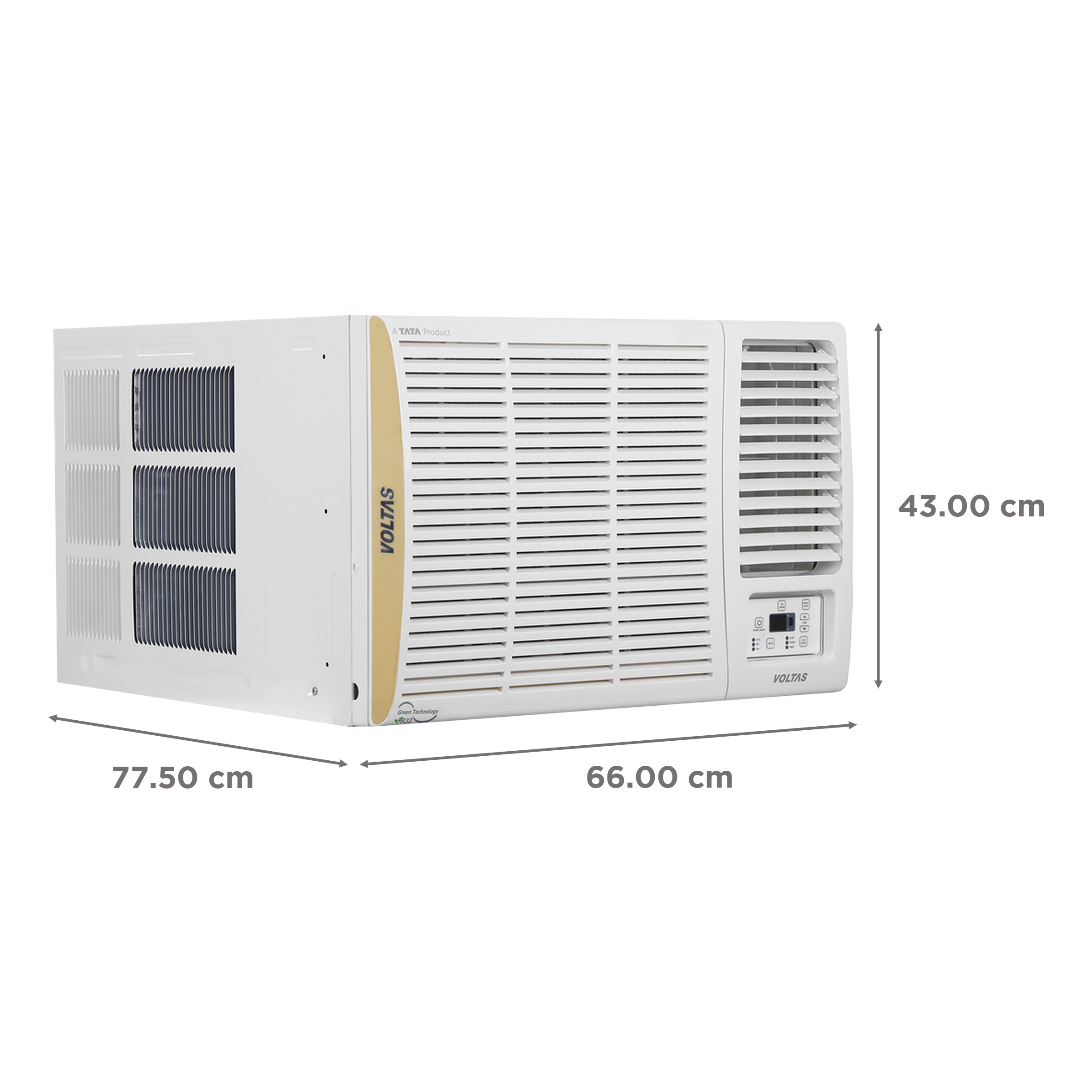 VOLTAS 1.5 Ton 3 Star Window AC (Copper Condenser, Anti Dust Filter, 183 MZD)_4
