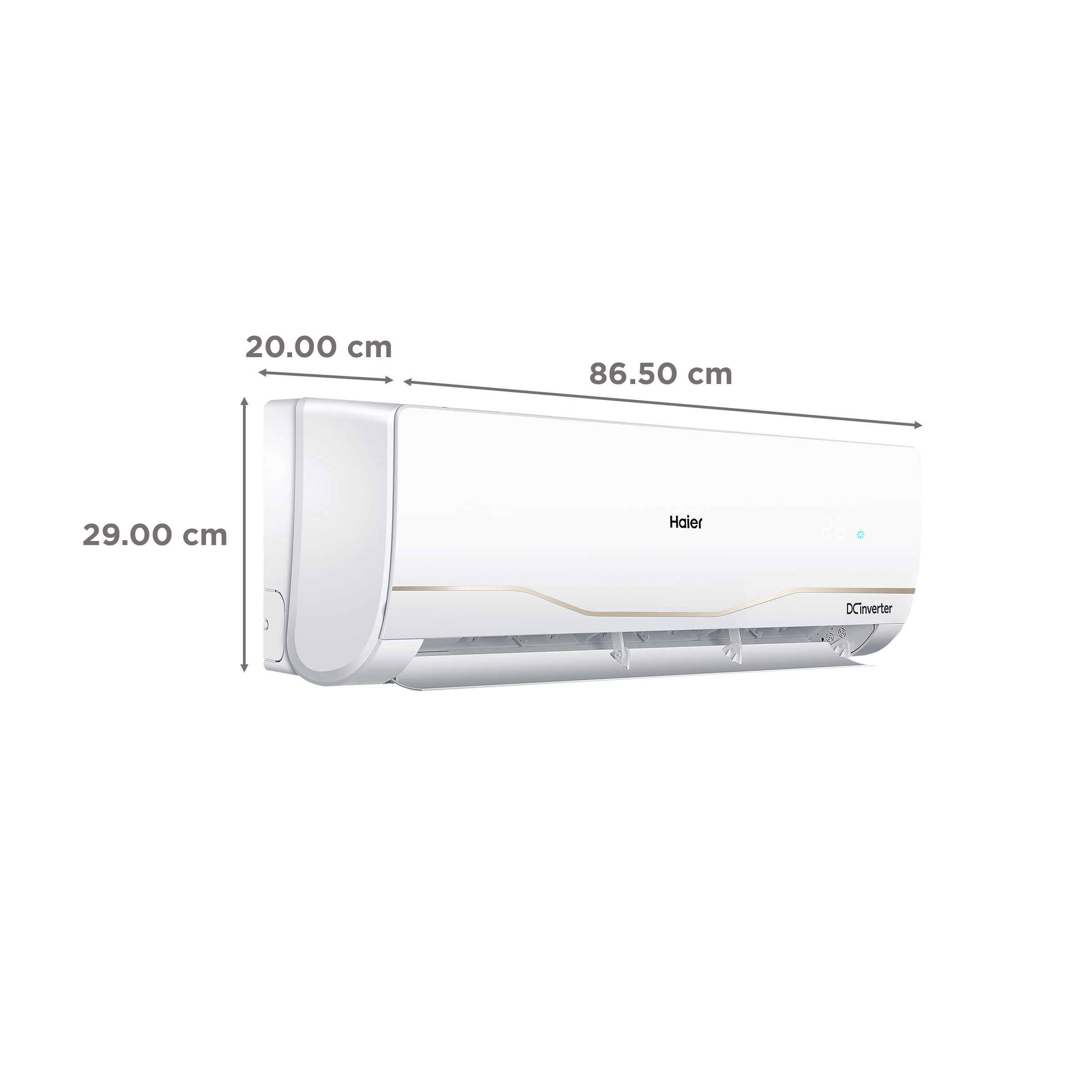 Haier Clean Cool 5 in 1 Convertible 1 Ton 3 Star Triple Inverter Plus Split AC with Self Clean (Copper Condenser, HSU12C-TRG3B)_3