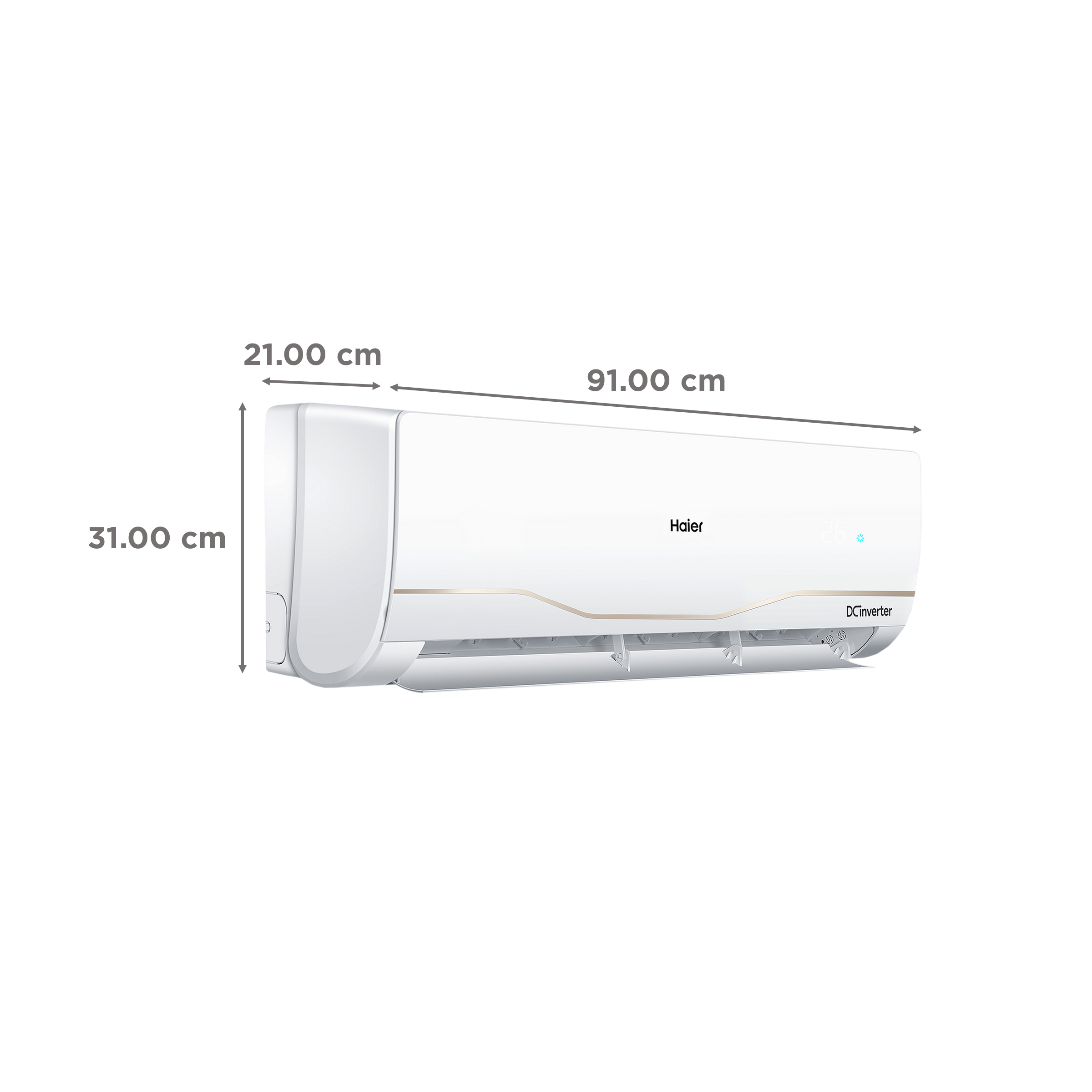 Haier Clean Cool Plus 5 in 1 Convertible 1.5 Ton 3 Star Triple Inverter Plus Split AC with Self Clean (Copper Condenser, HSU18C-NRG3B)_3