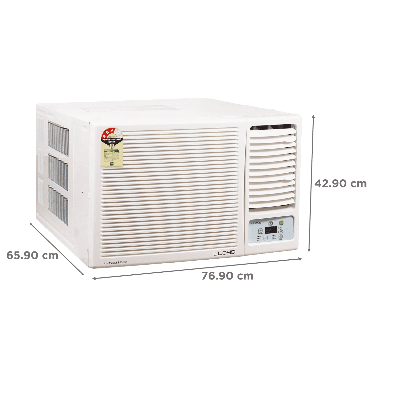 LLOYD 1.5 Ton 3 Star Window AC (Copper Condenser, Clean Air Filter, GLW18B3YWAZS)_4