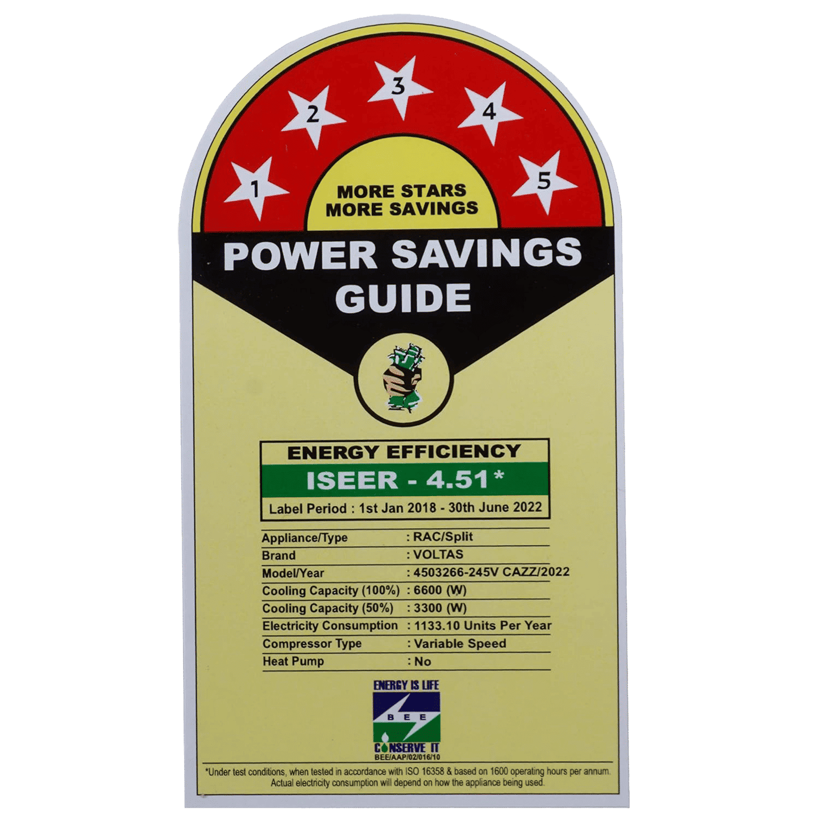 Voltas Classic 2 in 1 Convertible 2 Ton 5 Star Adjustable Inverter Split AC with Anti Fungal Filter (2022 Model, Copper Condenser, 245V CAZZ)_3