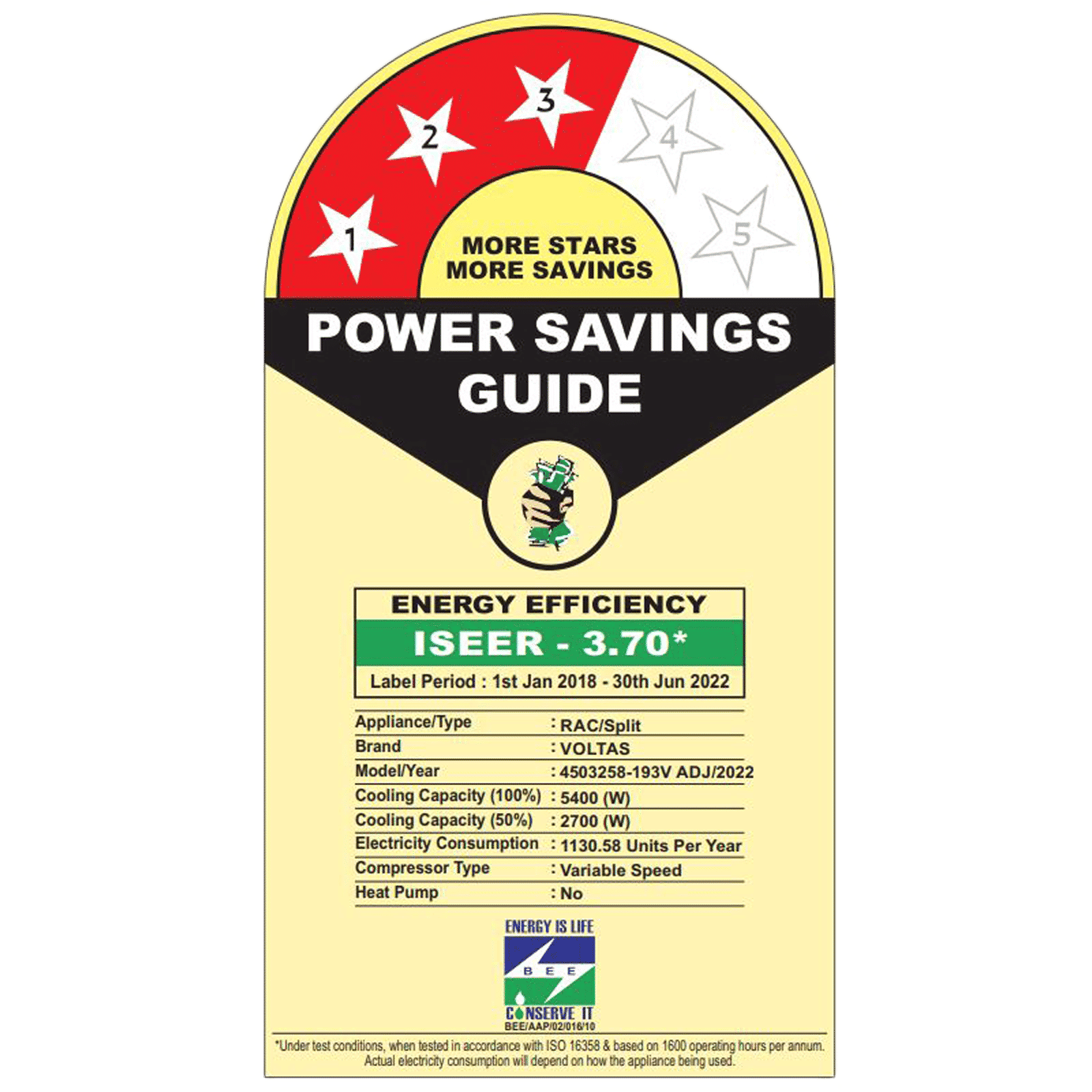 VOLTAS Zenith 2 in 1 Convertible 1.6 Ton 3 Star Inverter Split AC with Anti Bacteria Filter (Copper Condenser, 193V ADJ)_3