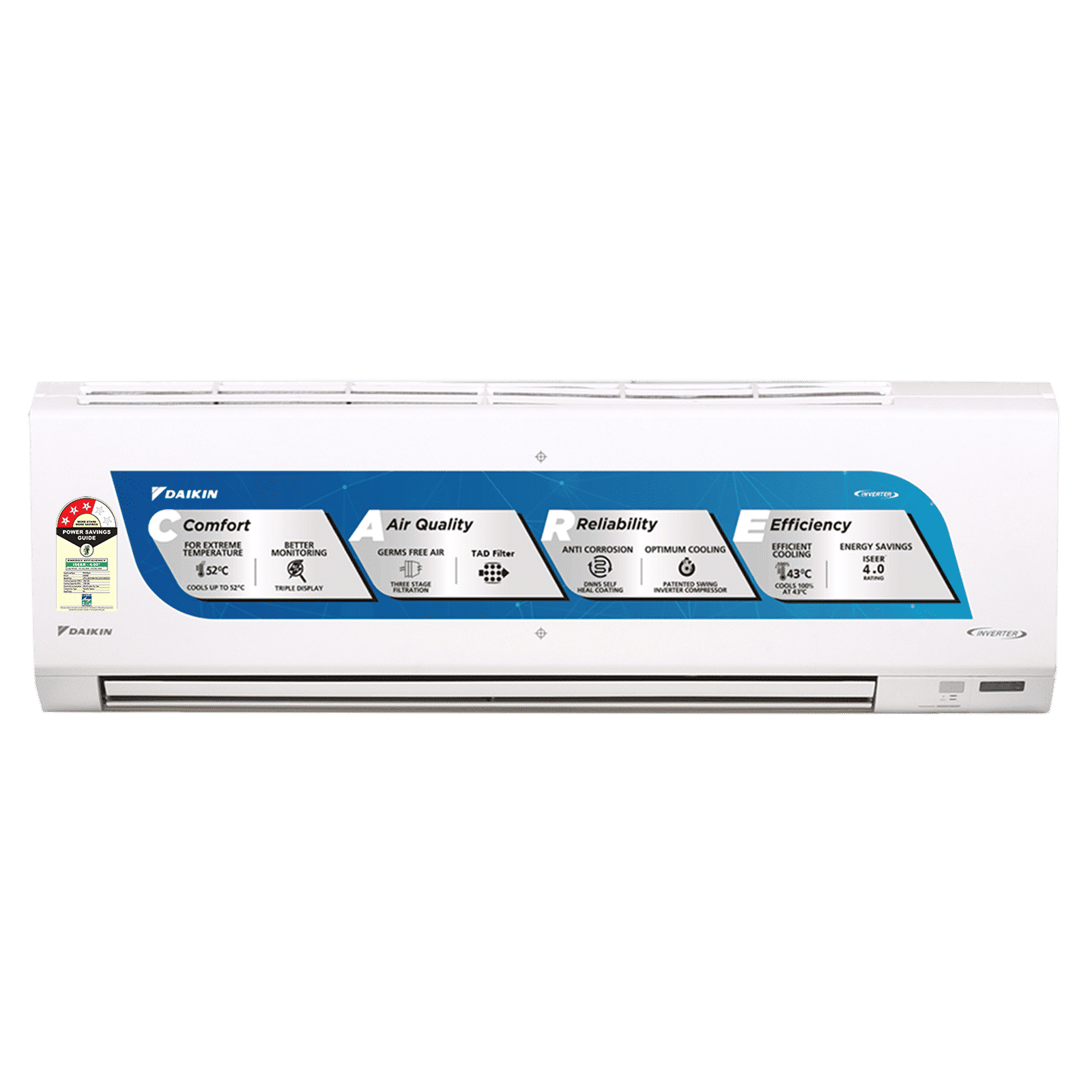 DAIKIN Premium Series 1 Ton 3 Star Inverter Split Smart AC with Dew Clean Technology (Copper Condenser, ATKL35UV16W)_1