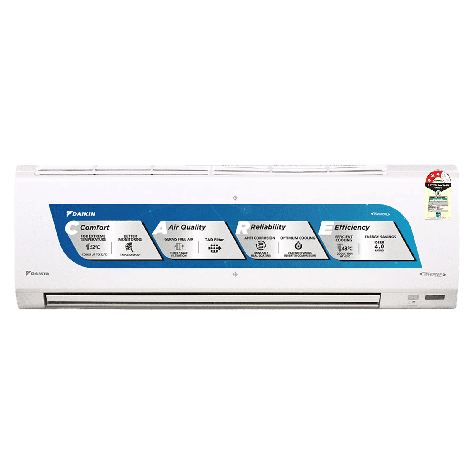 DAIKIN Premium Series 1.5 Ton 3 Star Inverter Split Smart AC with Dew Clean Technology (Copper Condenser, ATKL50UV16V/U/V3)_1