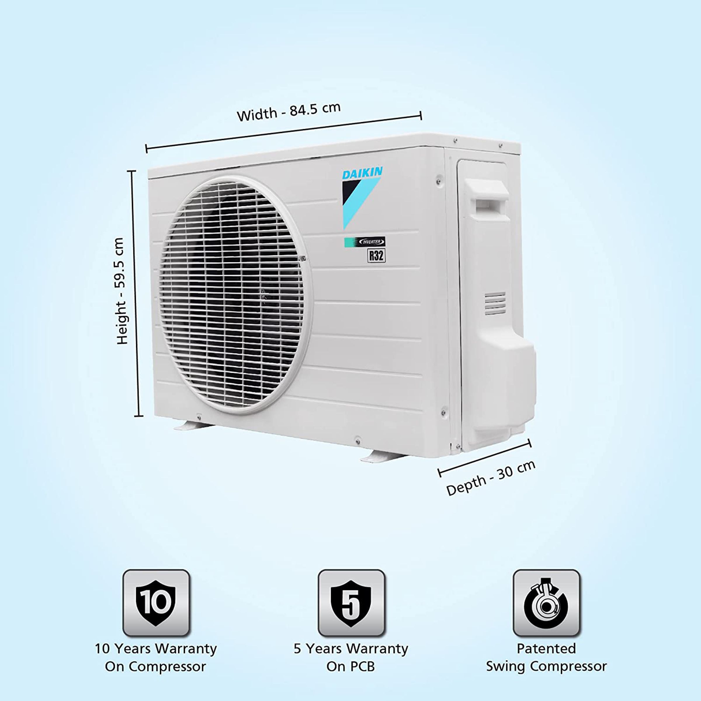 DAIKIN Streamer Discharge 1.5 Ton 3 Star Inverter Split AC (Copper Condenser, Dust Filter, FTKN50U) DAIKIN Streamer Discharge 1.5 Ton 3 Star Inverter Split AC (Copper Condenser, Dust Filter, FTKN50U)_9