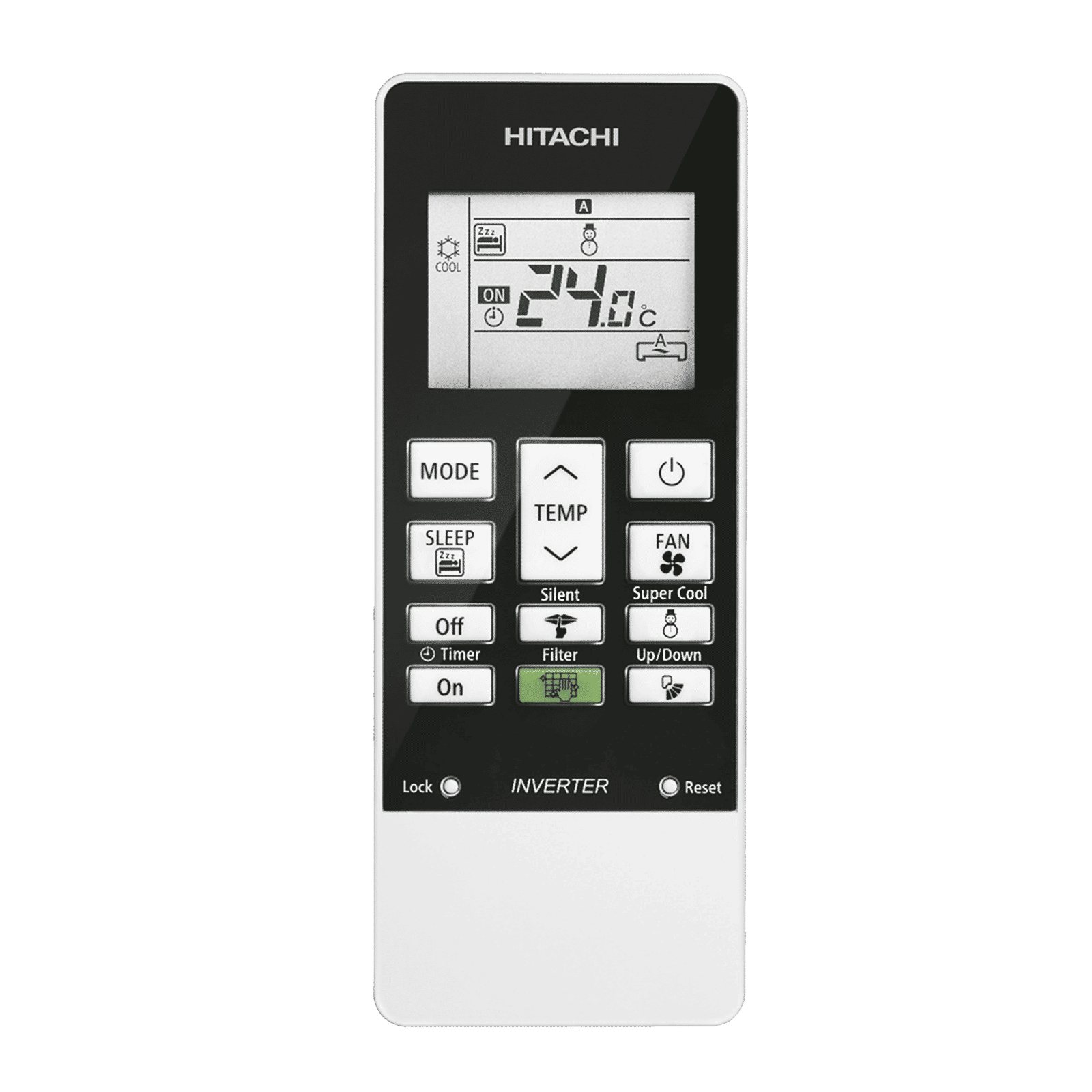 HITACHI Zunoh 2100F 1 Ton 2 Star Fixed Speed Inverter Split AC (Copper Condenser, Anti Bacterial Filter, RAFG212HFDO)_7