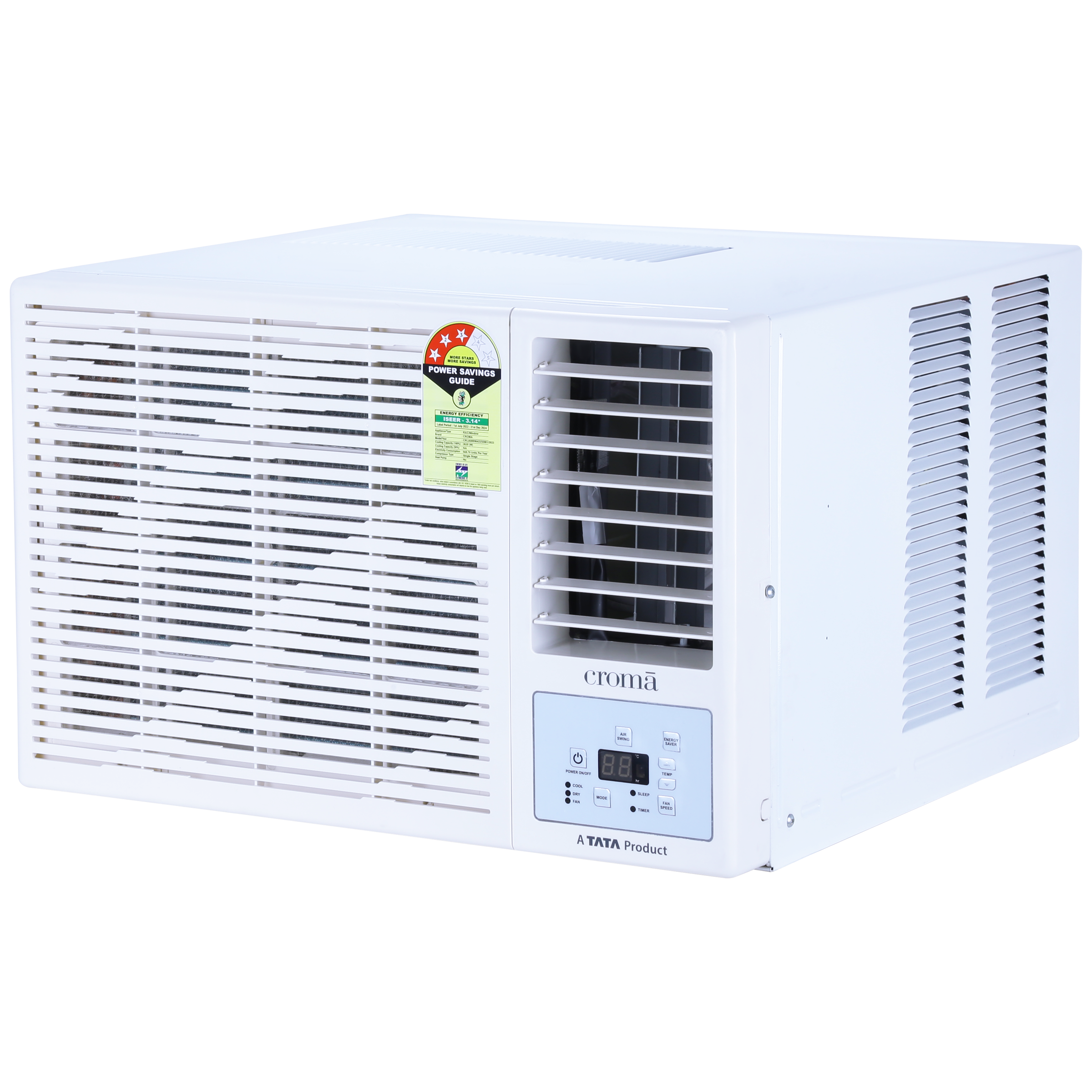 Croma 0.75 Ton 3 Star Window AC (Copper Condenser, Dust Filter)_6