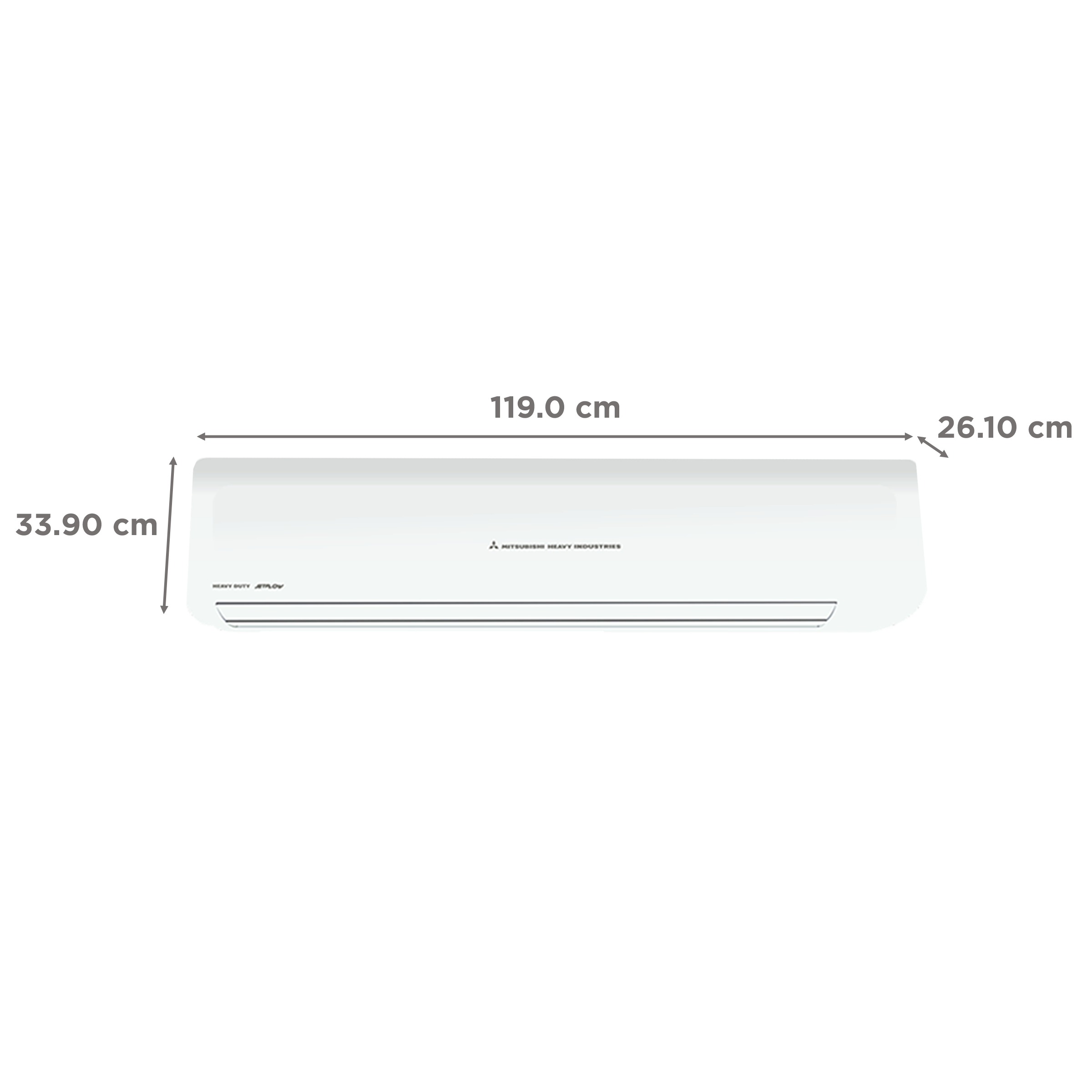 MITSUBISHI HEAVY 1.95 Ton 2 Star Fixed Speed Split AC (Copper Condenser, Anti Dust Filter, SRK24CW)_3