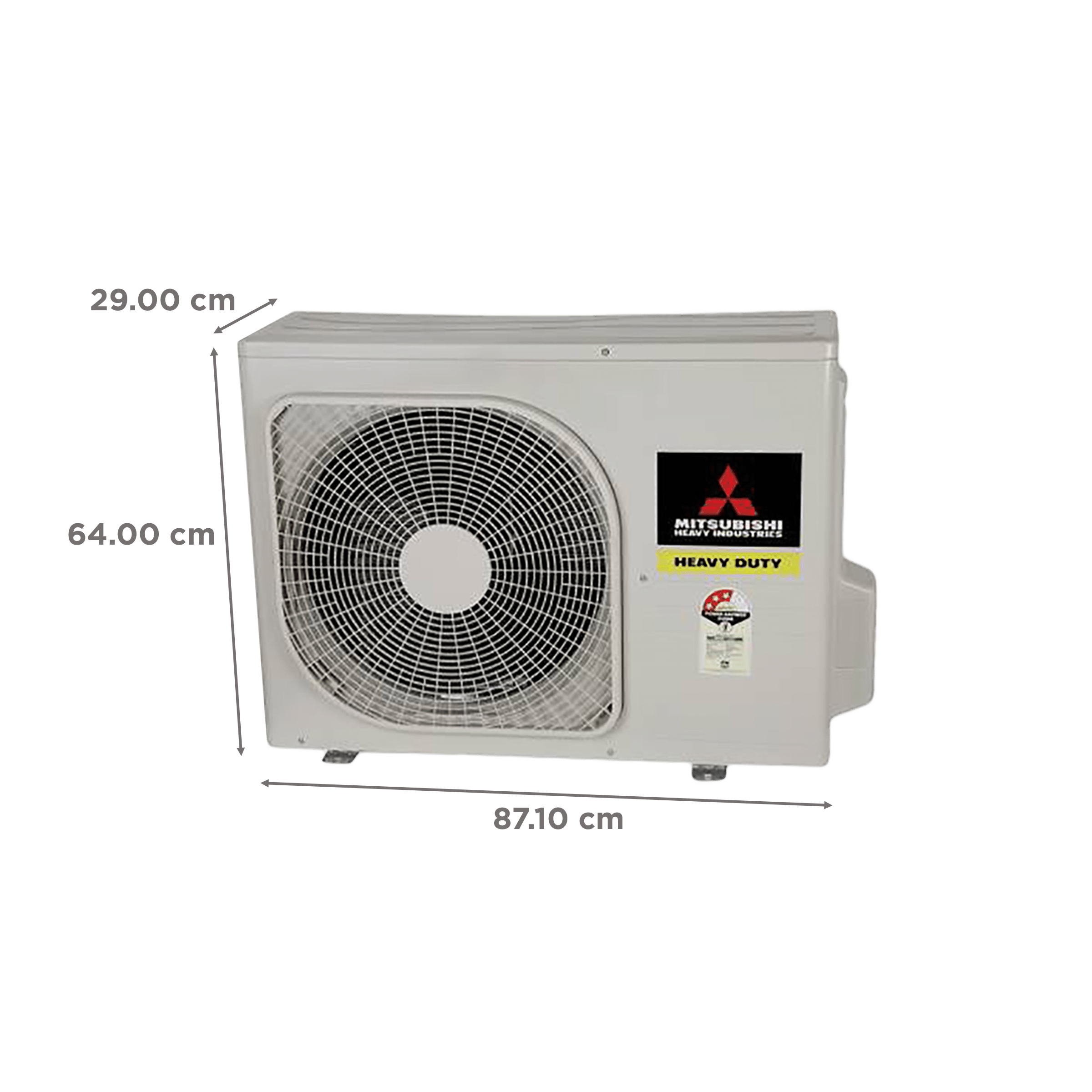 MITSUBISHI HEAVY 1.95 Ton 2 Star Fixed Speed Split AC (Copper Condenser, Anti Dust Filter, SRK24CW)_4