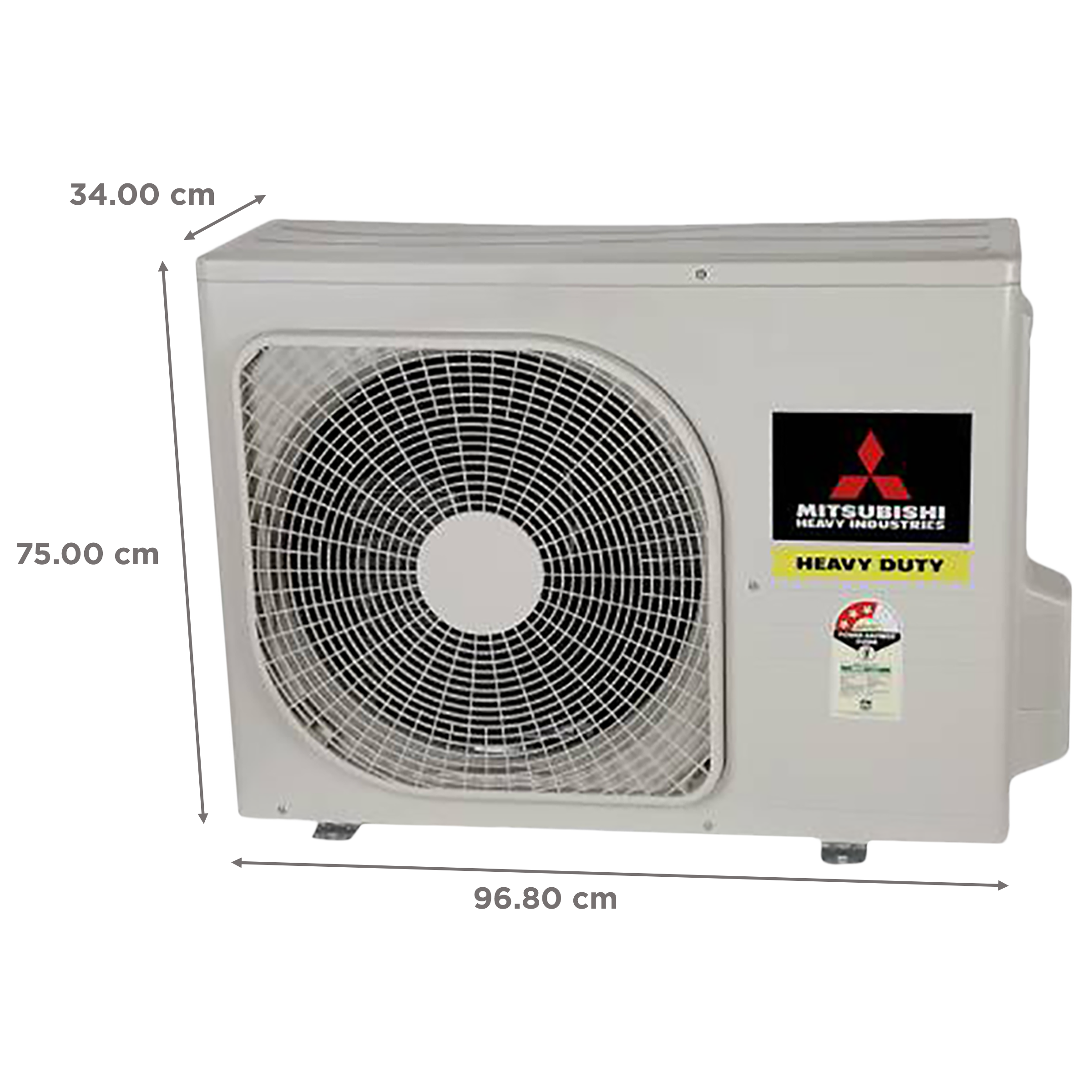 MITSUBISHI HEAVY 1.95 Ton 3 Star Split AC (Copper Condenser, Anti Dust Filter, SRK25CWX)_4