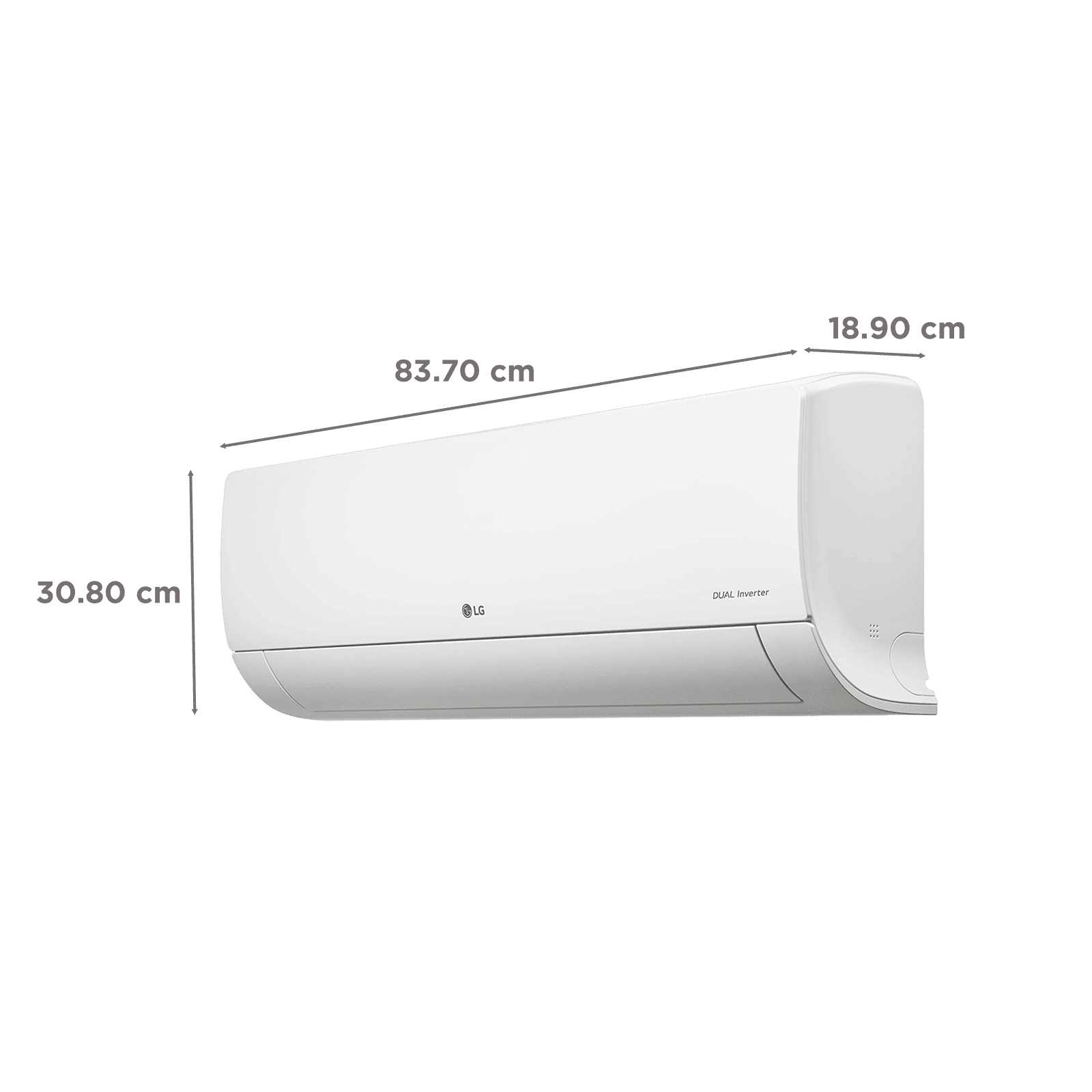 LG  5 in 1 Convertible 1 Ton 3 Star Dual Inverter Split AC with Anti-bacterial Filter (Copper Condenser, PS-Q12ENXA2)_3