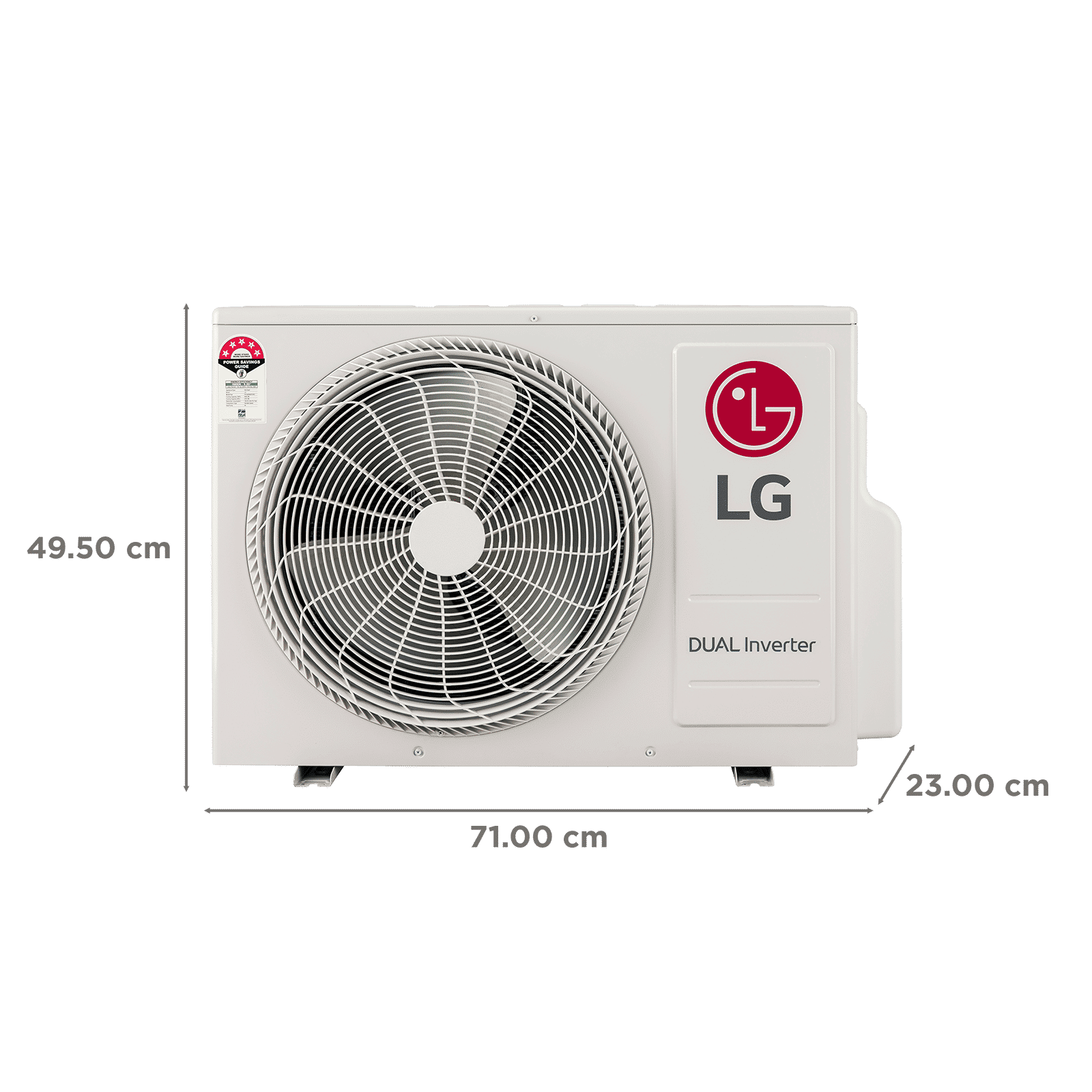 LG  5 in 1 Convertible 1 Ton 3 Star Dual Inverter Split AC with Anti-bacterial Filter (Copper Condenser, PS-Q12ENXA2)_4
