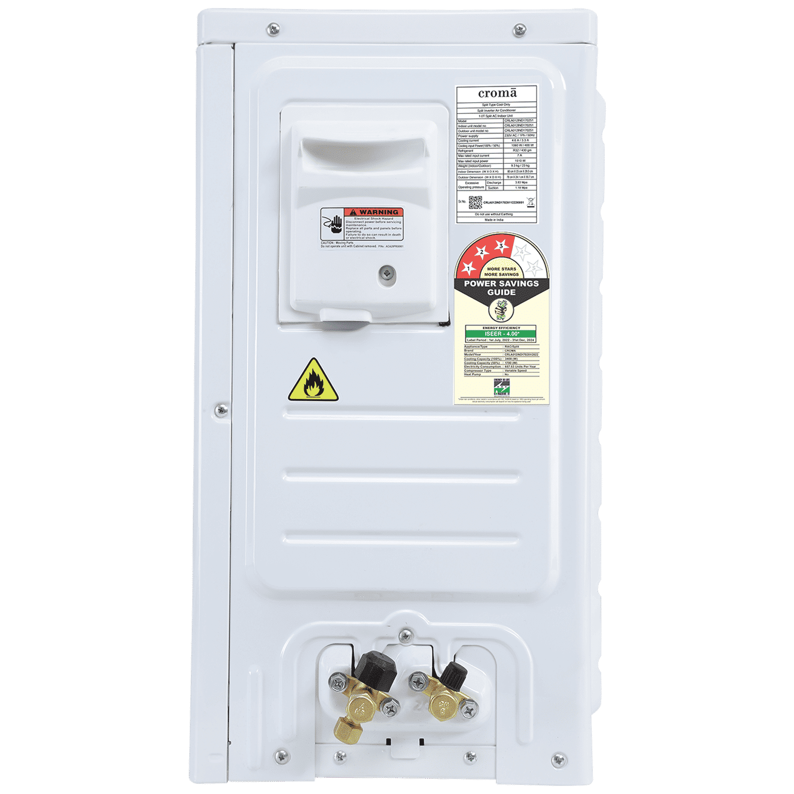Croma 4 in 1 Convertible 1 Ton 3 Star Inverter Split AC with Dust Filter (Copper Condenser, CRLA012IND170251)_15