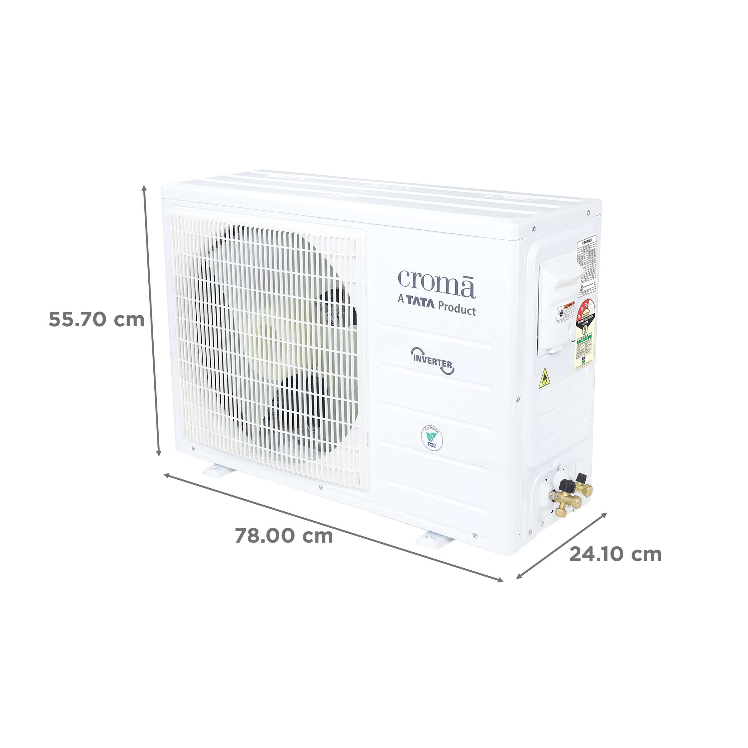 Croma 4 in 1 Convertible 1 Ton 3 Star Inverter Split AC with Dust Filter (Copper Condenser, CRLA012IND170251)_5