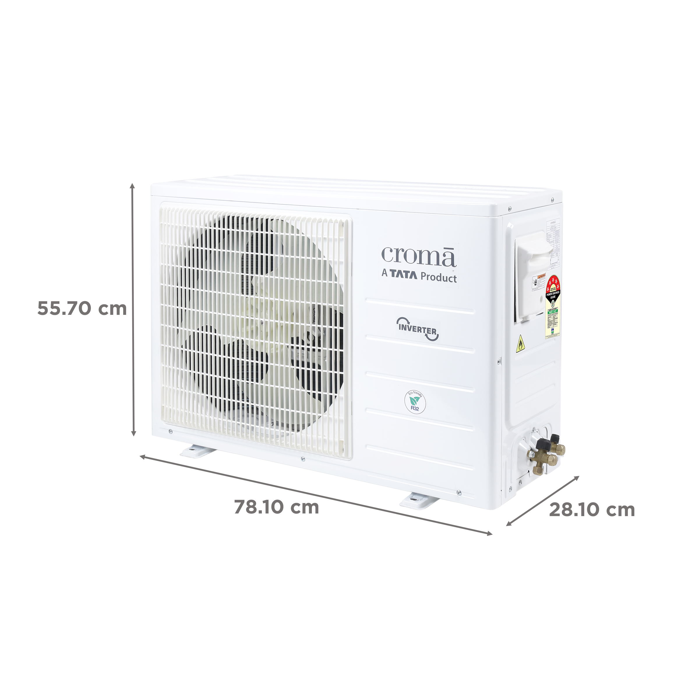 Croma 4 in 1 Convertible 1 Ton 5 Star Inverter Split AC with Self Diagnosis (Copper Condenser, CRLA012INF170255) Croma 4 in 1 Convertible 1 Ton 5 Star Inverter Split AC with Self Diagnosis (Copper Condenser, CRLA012INF170255)_5