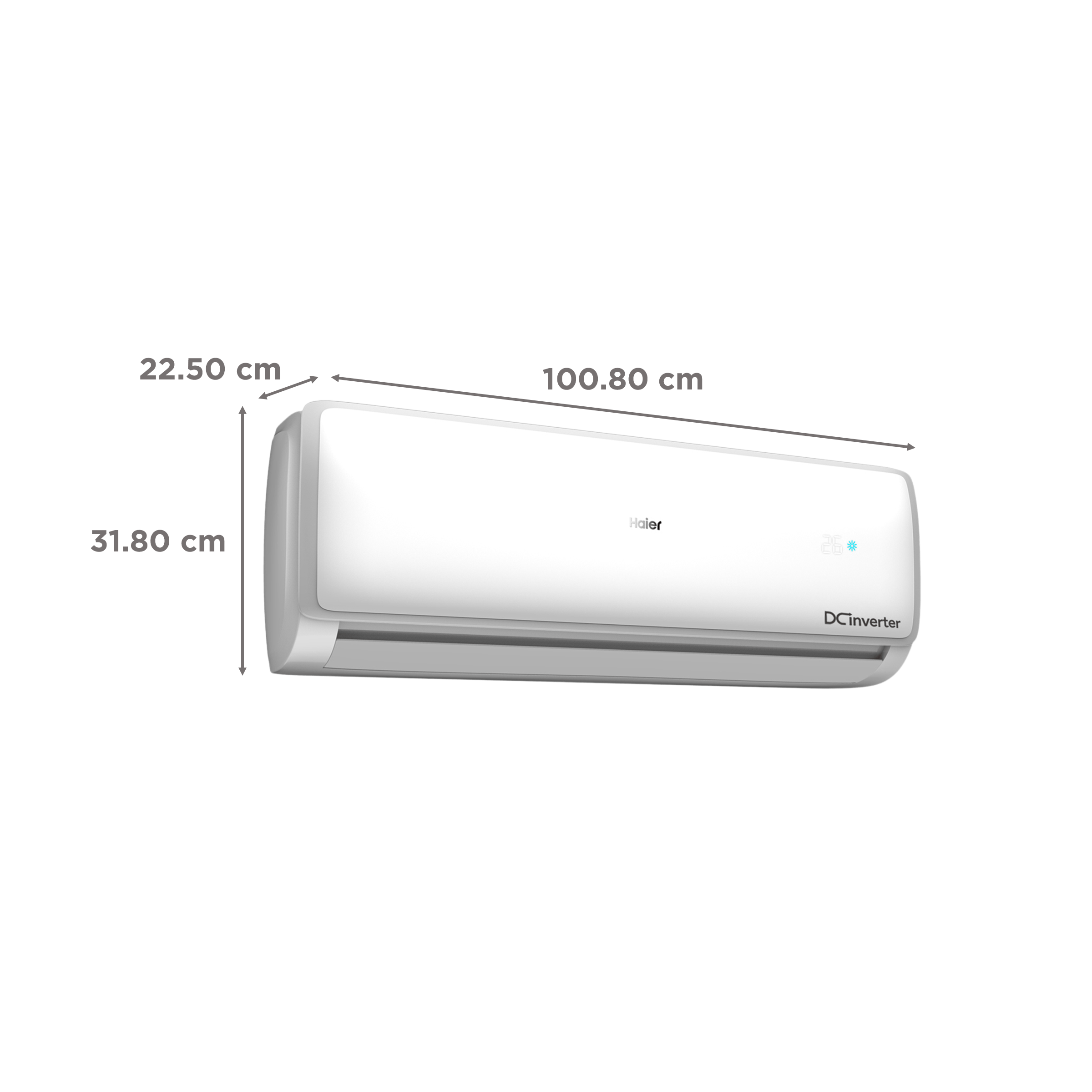 Haier Elegante Cool 7 in 1 Easy Convertible 1.6 Ton 5 Star Triple Inverter Plus Split AC with Frost Self Clean (Copper Condenser, HS19ETXS5BP)_3