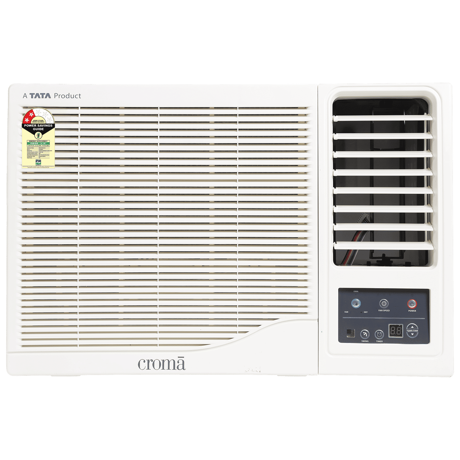 Croma 1 Ton 2 Star Fixed Speed Window AC (Copper Condenser, Dust Filter)_1