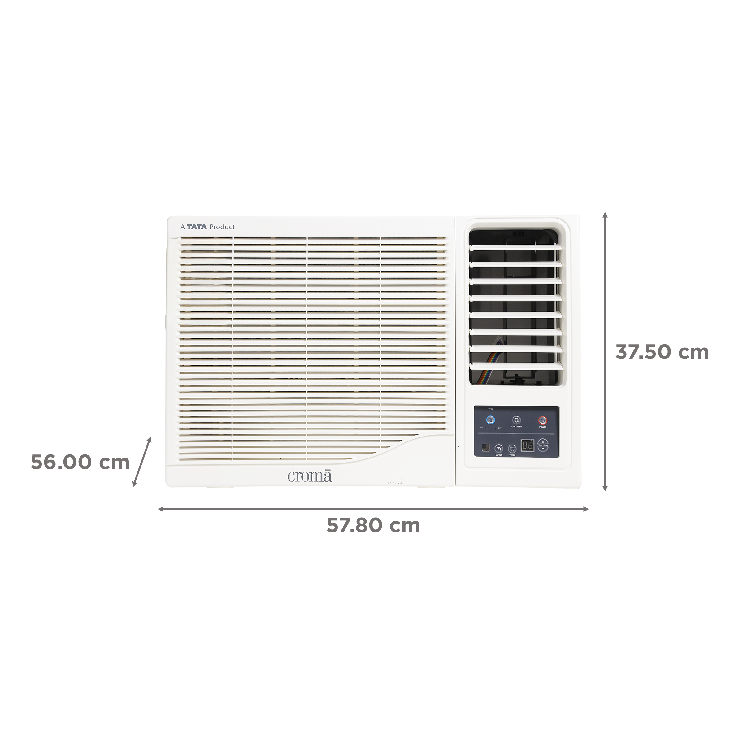 Croma 1 Ton 2 Star Fixed Speed Window AC (Copper Condenser, Dust Filter)_3