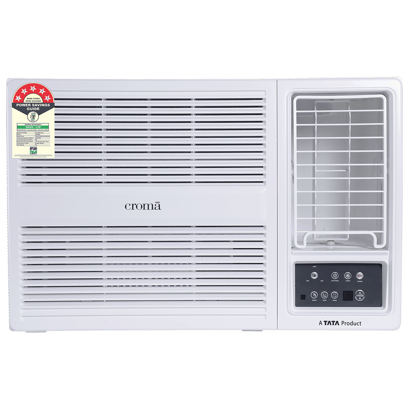 Croma 1 Ton 5 Star Window AC (Copper Condenser, Dust Filter)_1