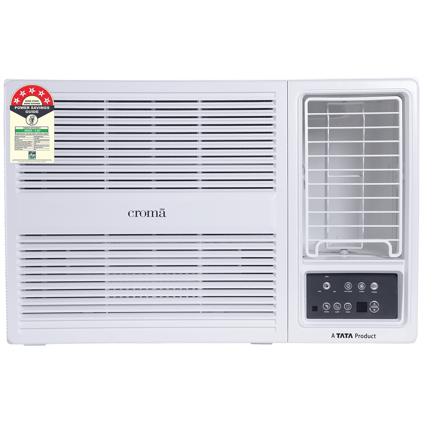 Croma 1.5 Ton 5 Star Fixed Speed Window AC (Copper Condenser, Dust Filter) Croma 1.5 Ton 5 Star Fixed Speed Window AC (Copper Condenser, Dust Filter)_1