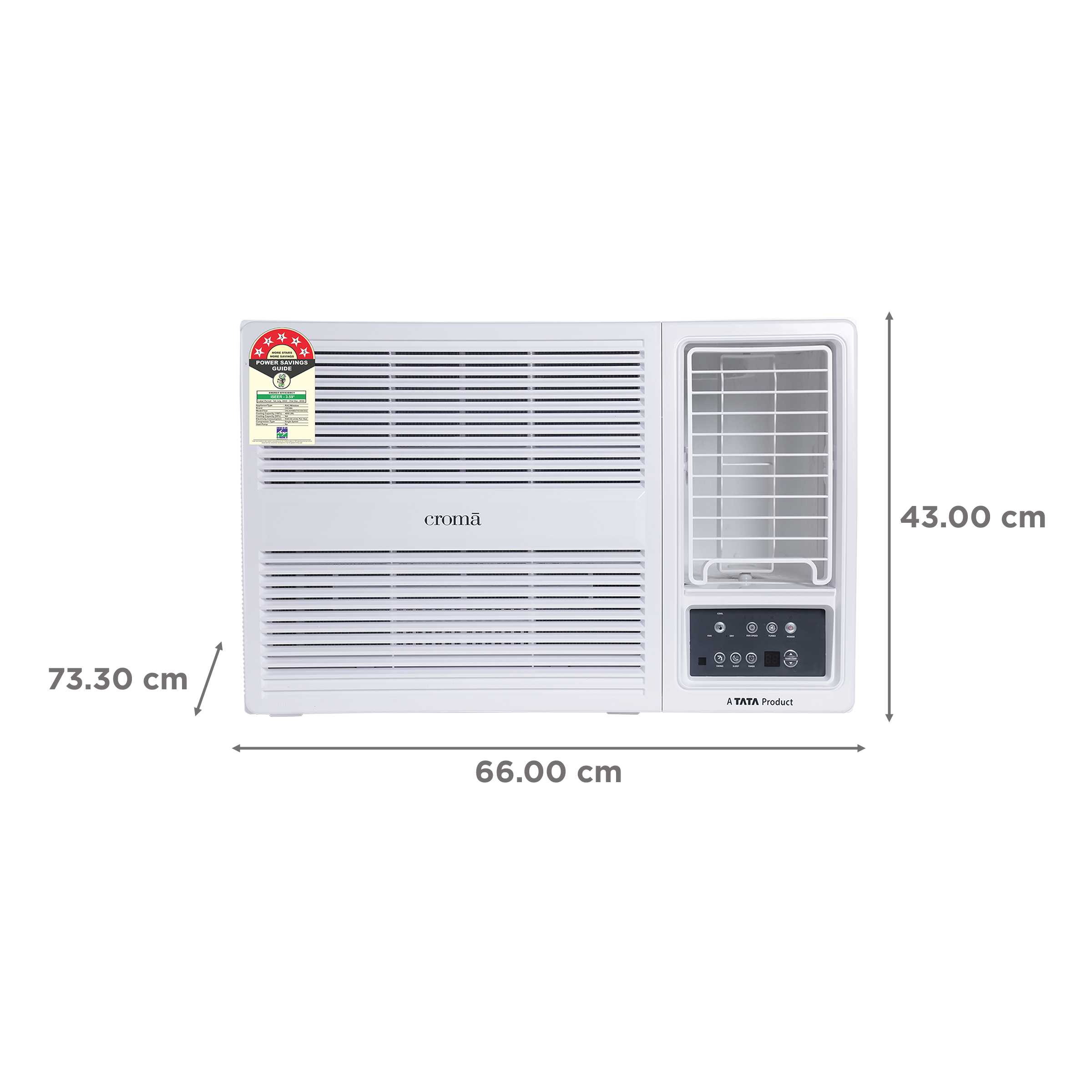 Croma 1.5 Ton 5 Star Fixed Speed Window AC (Copper Condenser, Dust Filter) Croma 1.5 Ton 5 Star Fixed Speed Window AC (Copper Condenser, Dust Filter)_4