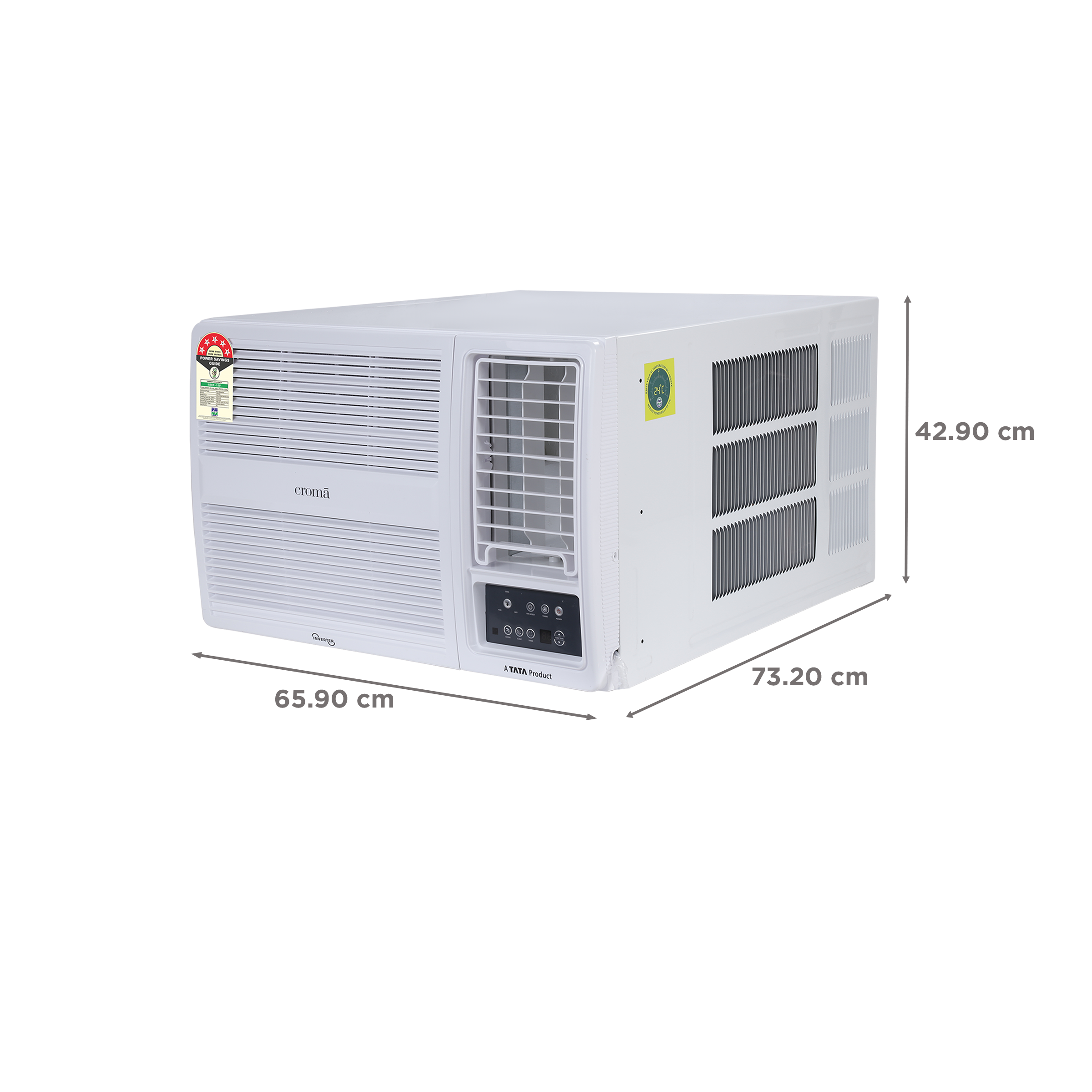 Croma 1.5 Ton 5 Star Inverter Window AC (Copper Condenser, Dust Filter) Croma 1.5 Ton 5 Star Inverter Window AC (Copper Condenser, Dust Filter)_4
