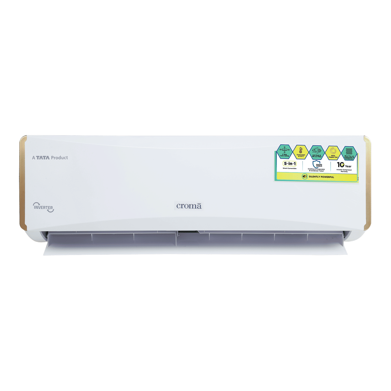 Croma 5 in 1 Convertible 1 Ton 3 Star Inverter Split AC with Anti-Dust Filter (Copper Condenser) Croma 5 in 1 Convertible 1 Ton 3 Star Inverter Split AC with Anti-Dust Filter (Copper Condenser)_1