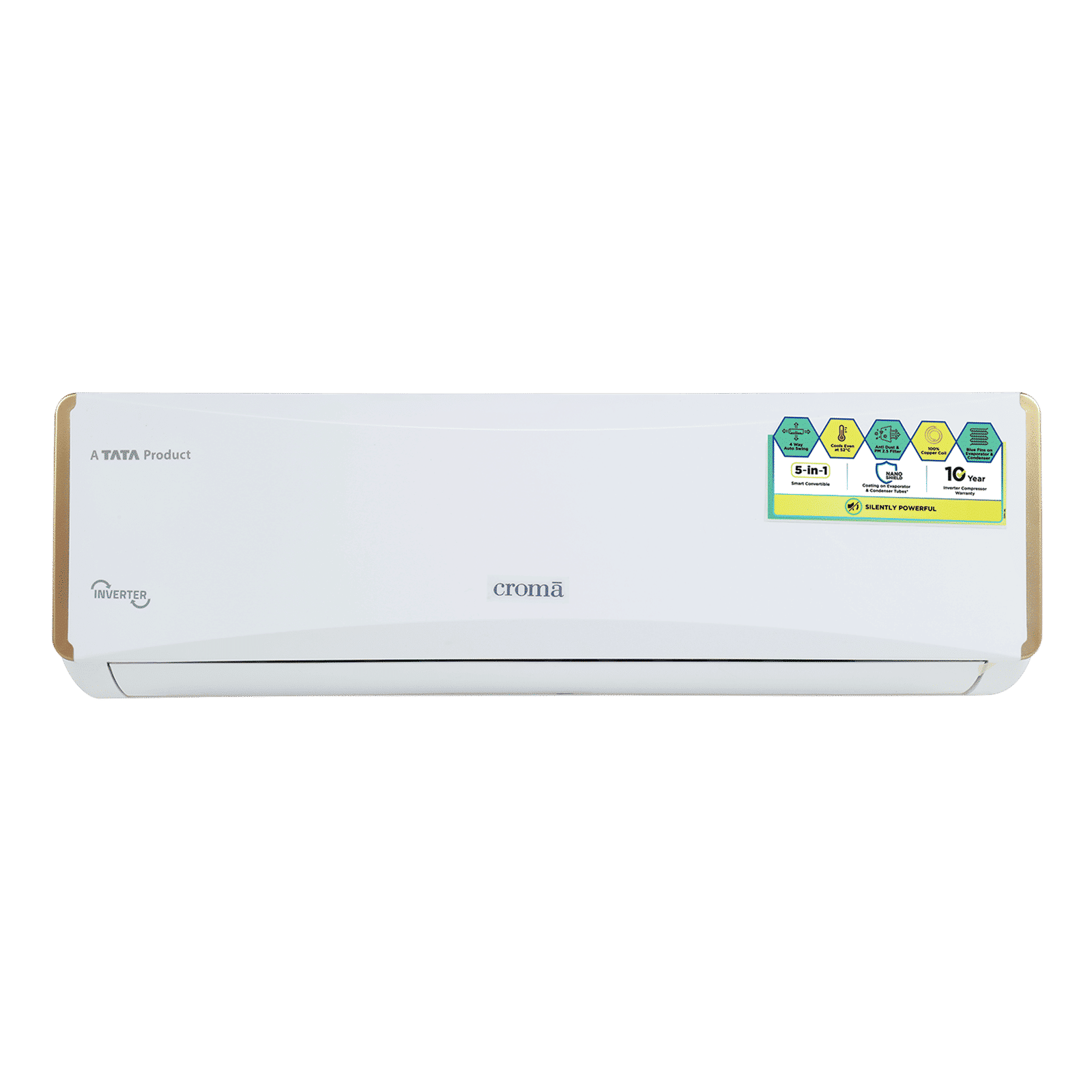 Croma 5 in 1 Convertible 1 Ton 3 Star Inverter Split AC with Anti-Dust Filter (Copper Condenser) Croma 5 in 1 Convertible 1 Ton 3 Star Inverter Split AC with Anti-Dust Filter (Copper Condenser)_14