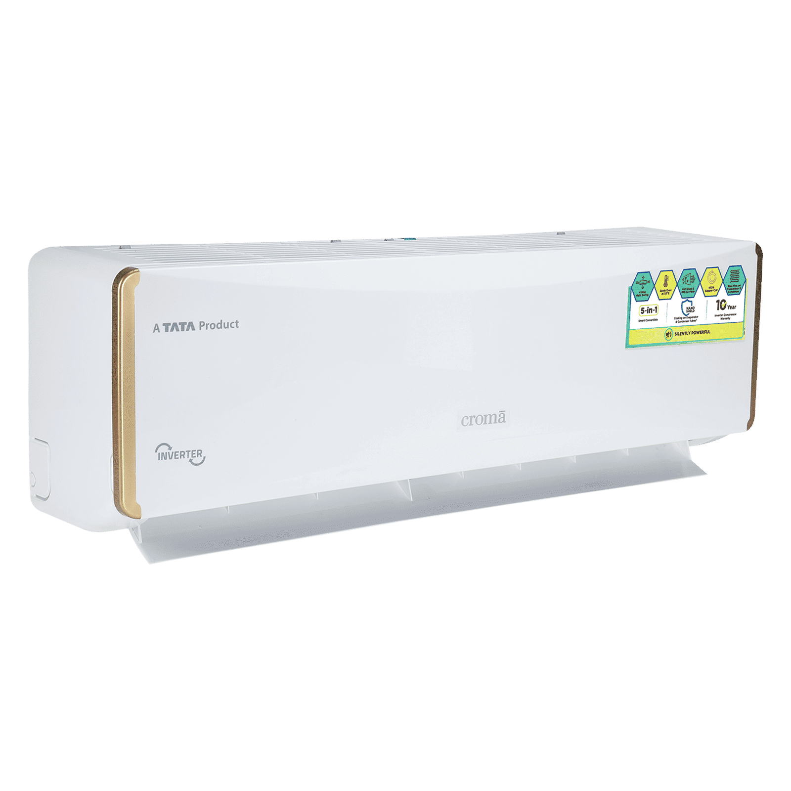 Croma 5 in 1 Convertible 1.5 Ton 5 Star Inverter Split AC with Self Diagnosis (Copper Condenser, CRLA018INF255954)_7