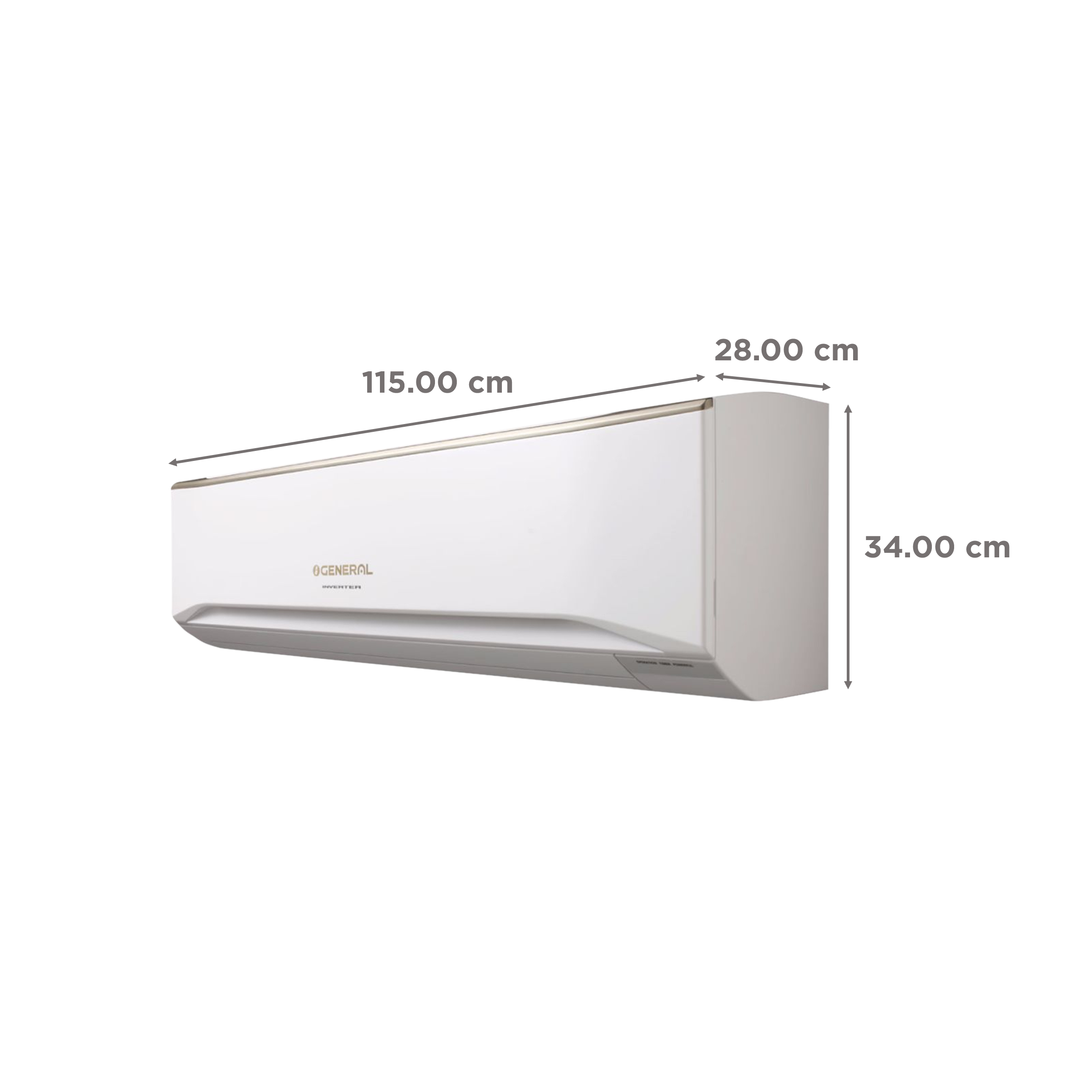 O GENERAL CET Series 2.5 Ton 4 Star Inverter Split Smart AC with Double Swing Automatic 3D Air Flow (Copper Condenser, ASGG30CETA-B)_4