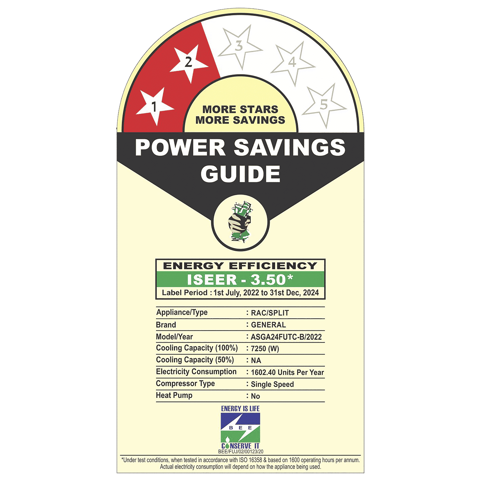 O GENERAL 2 Ton 2 Star Split AC ( Copper Condenser, ASGA24FUTD-B) O GENERAL 2 Ton 2 Star Split AC ( Copper Condenser, ASGA24FUTD-B)_3