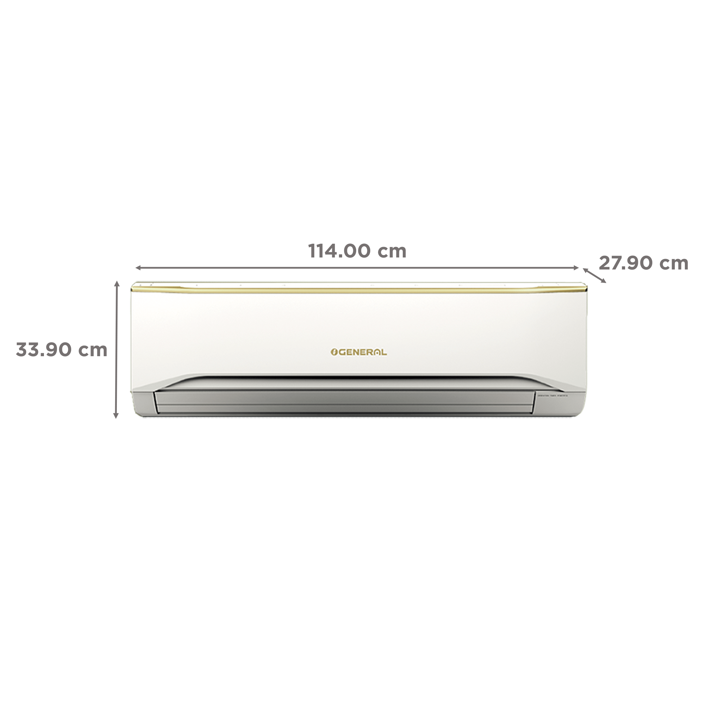 O GENERAL 2.5 Ton 2 Star Split AC (Copper Condenser, Mildew Resistant Filter, ASGA30FUTD-B)_4