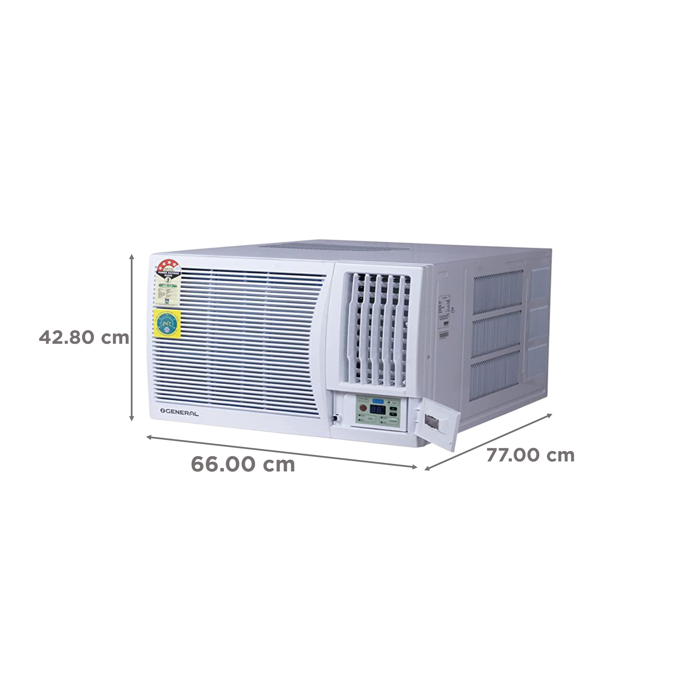 O GENERAL 1.7 Ton 3 Star Window AC ( Copper Condenser, Catechin Filter, AXGB24BAWA-B)_4