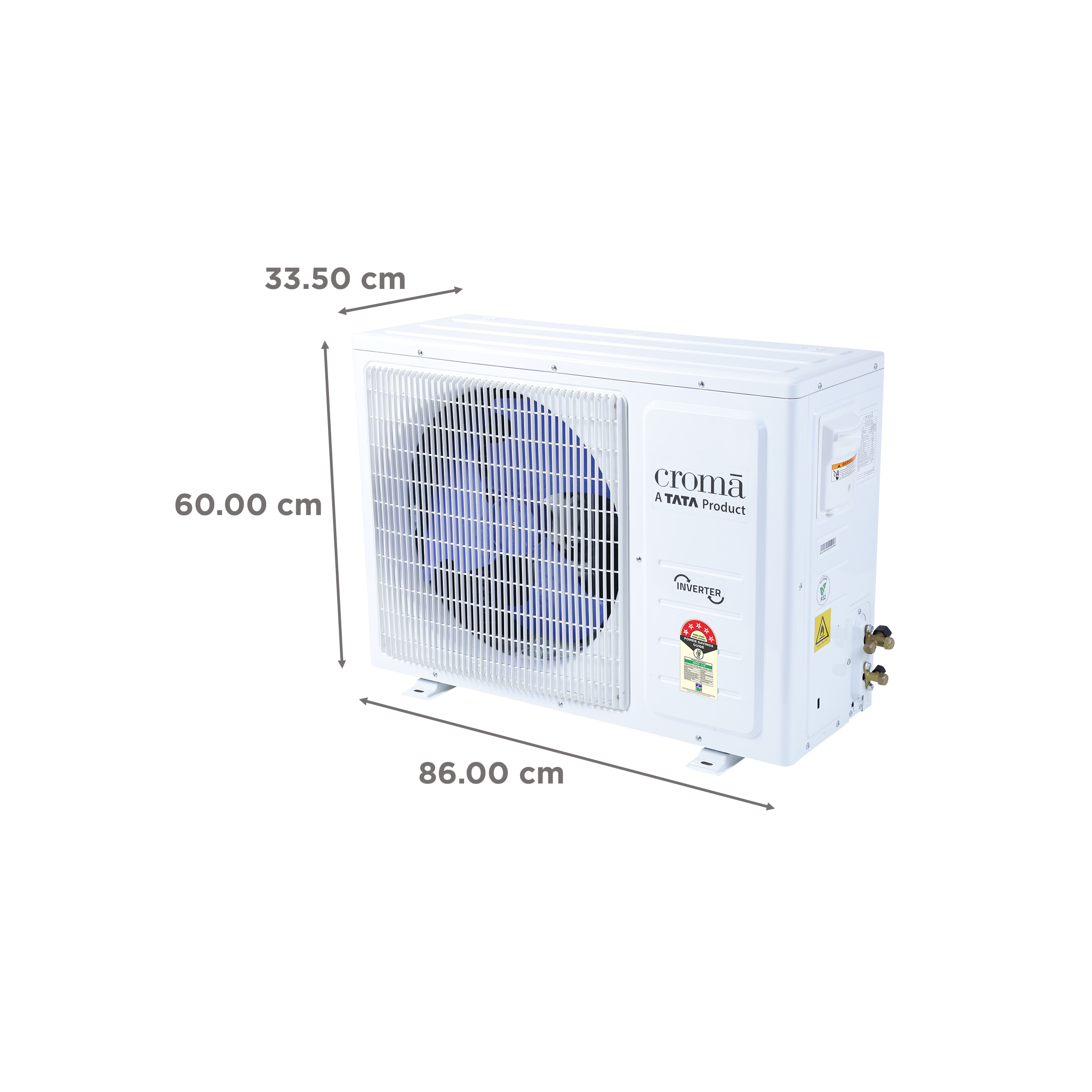 Croma 4 in 1 Convertible 1.5 Ton 5 Star Inverter Split AC with Dust Filter (Copper Condenser, CRLA018INF283255) Croma 4 in 1 Convertible 1.5 Ton 5 Star Inverter Split AC with Dust Filter (Copper Condenser, CRLA018INF283255)_5