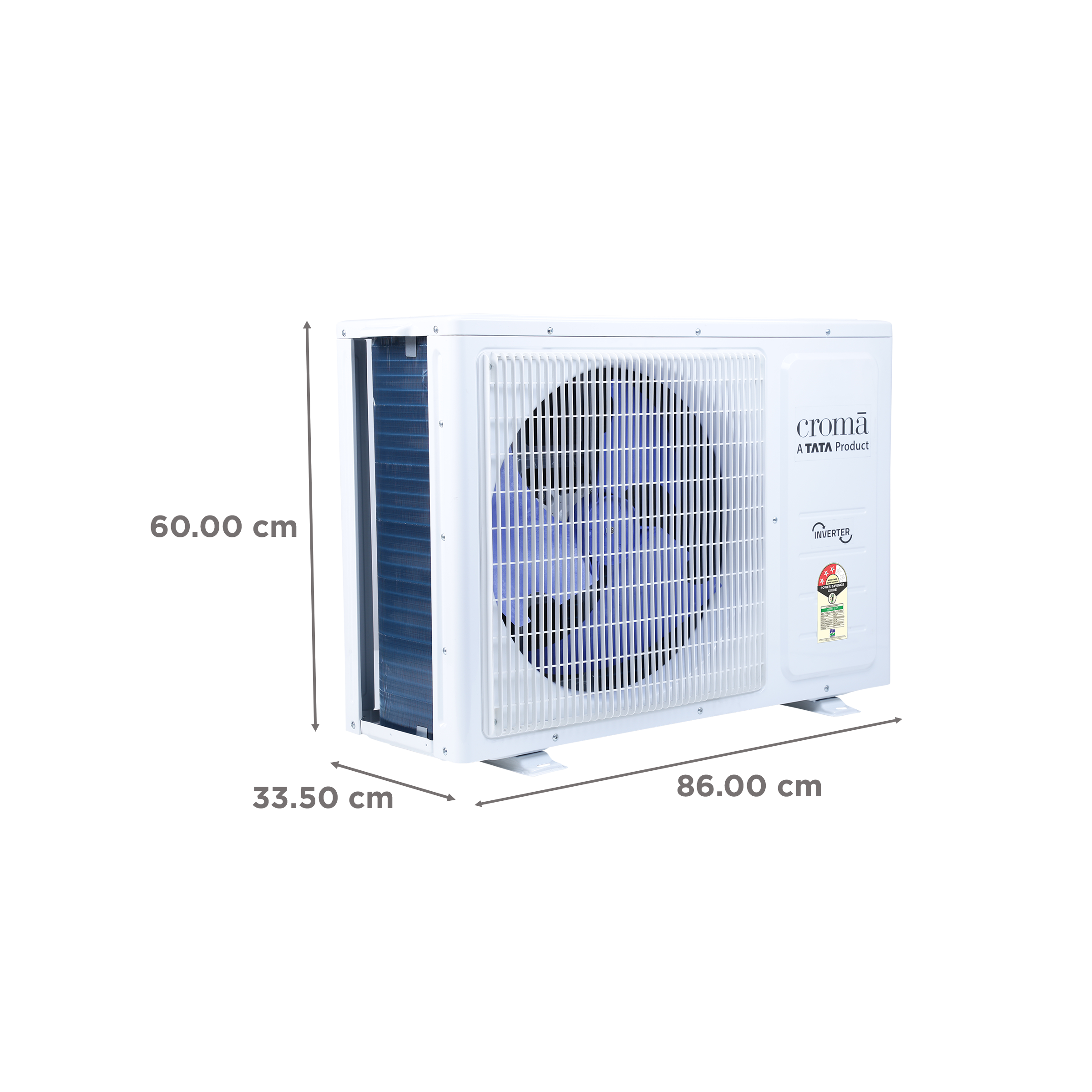 Croma 4 in 1 Convertible 2 Ton 3 Star Inverter Split AC with Dust Filter (Copper Condenser, CRLA024IND283253)_5