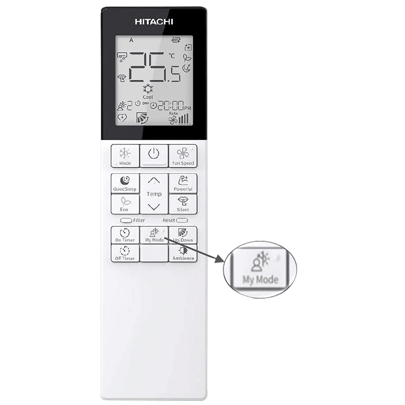 HITACHI Senpai 3200FL 1 Ton 3 Star Split AC (Copper Condenser, Superfine Mesh Filter, RAS.B312PCAIBA)_6