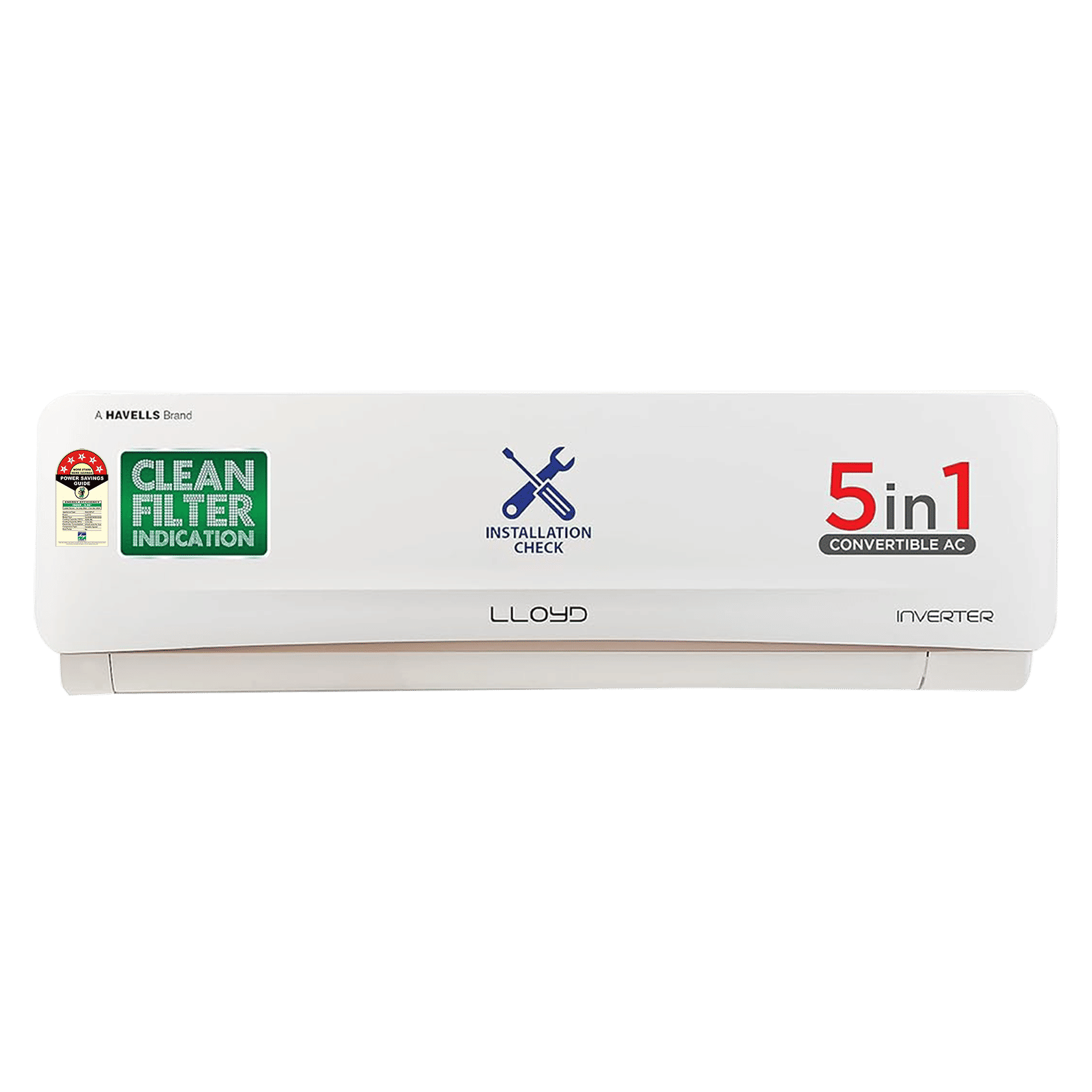 LLOYD 5 In 1 Convertible 2 Ton 5 Star Inverter Split AC with Strong Dehumidifier (Copper Condenser, GLS24I5FWGEV)_1