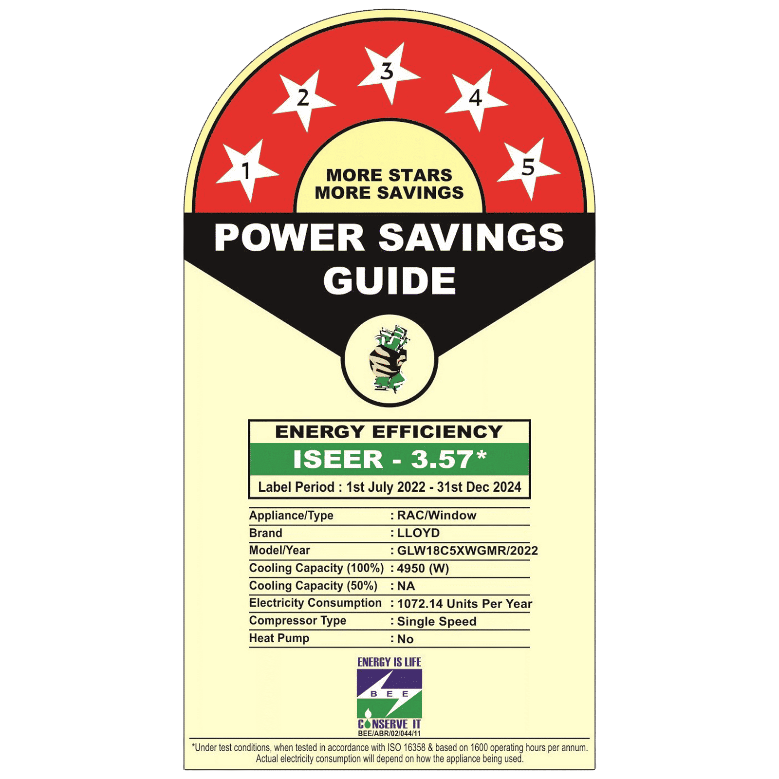 LLOYD 1.5 Ton 5 Star Window AC (Copper Condenser, GLW18C5XWGMR) LLOYD 1.5 Ton 5 Star Window AC (Copper Condenser, GLW18C5XWGMR)_2