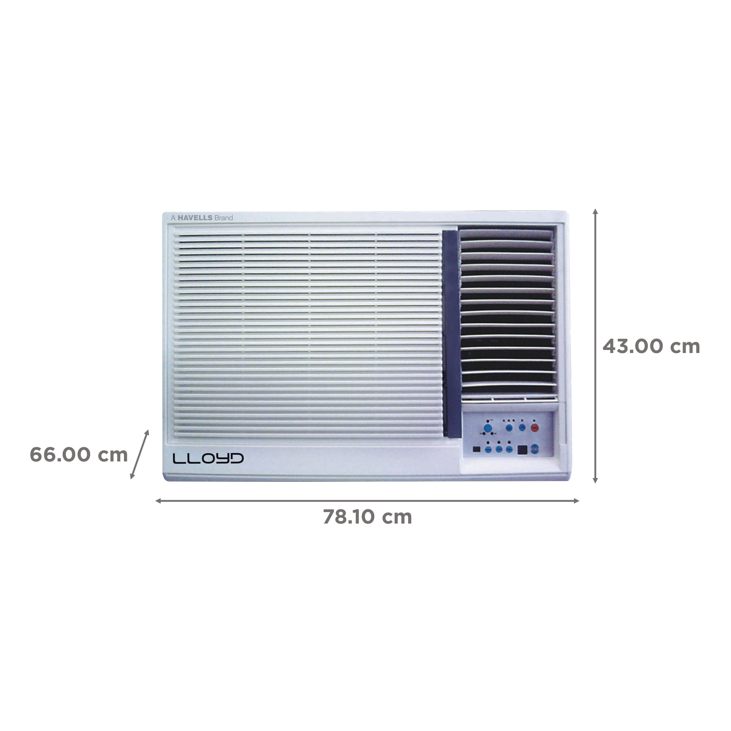 LLOYD 2 Ton 3 Star Window AC (Copper Condenser, GLW24C3XWSMR)_3